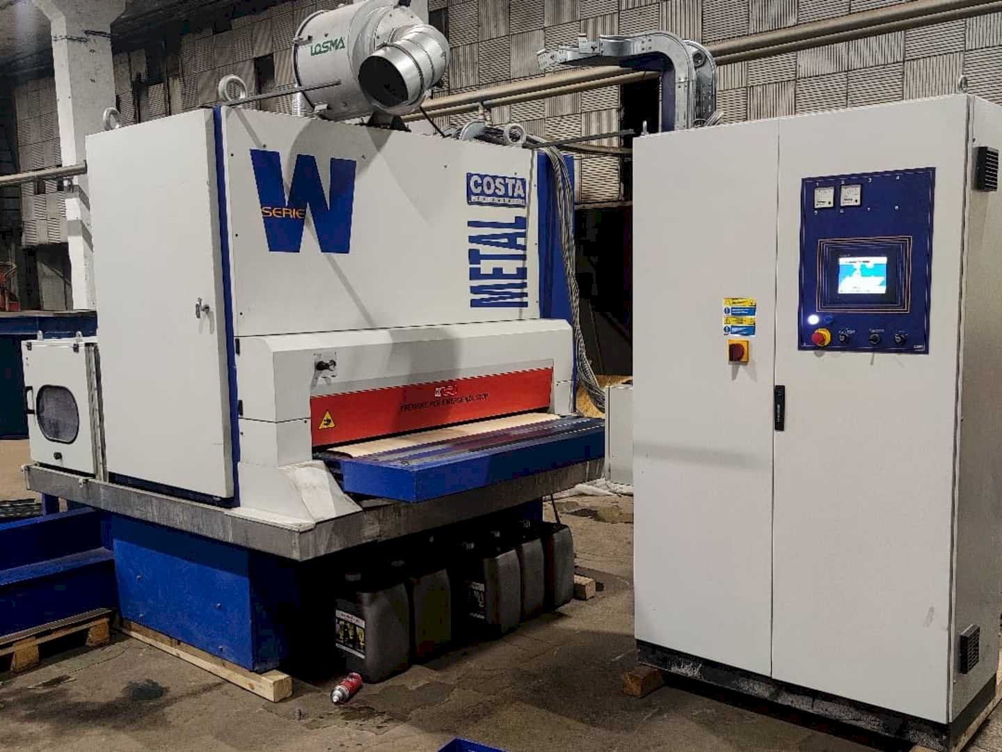 Čelní pohled  na Costa WD CV 1300  stroj