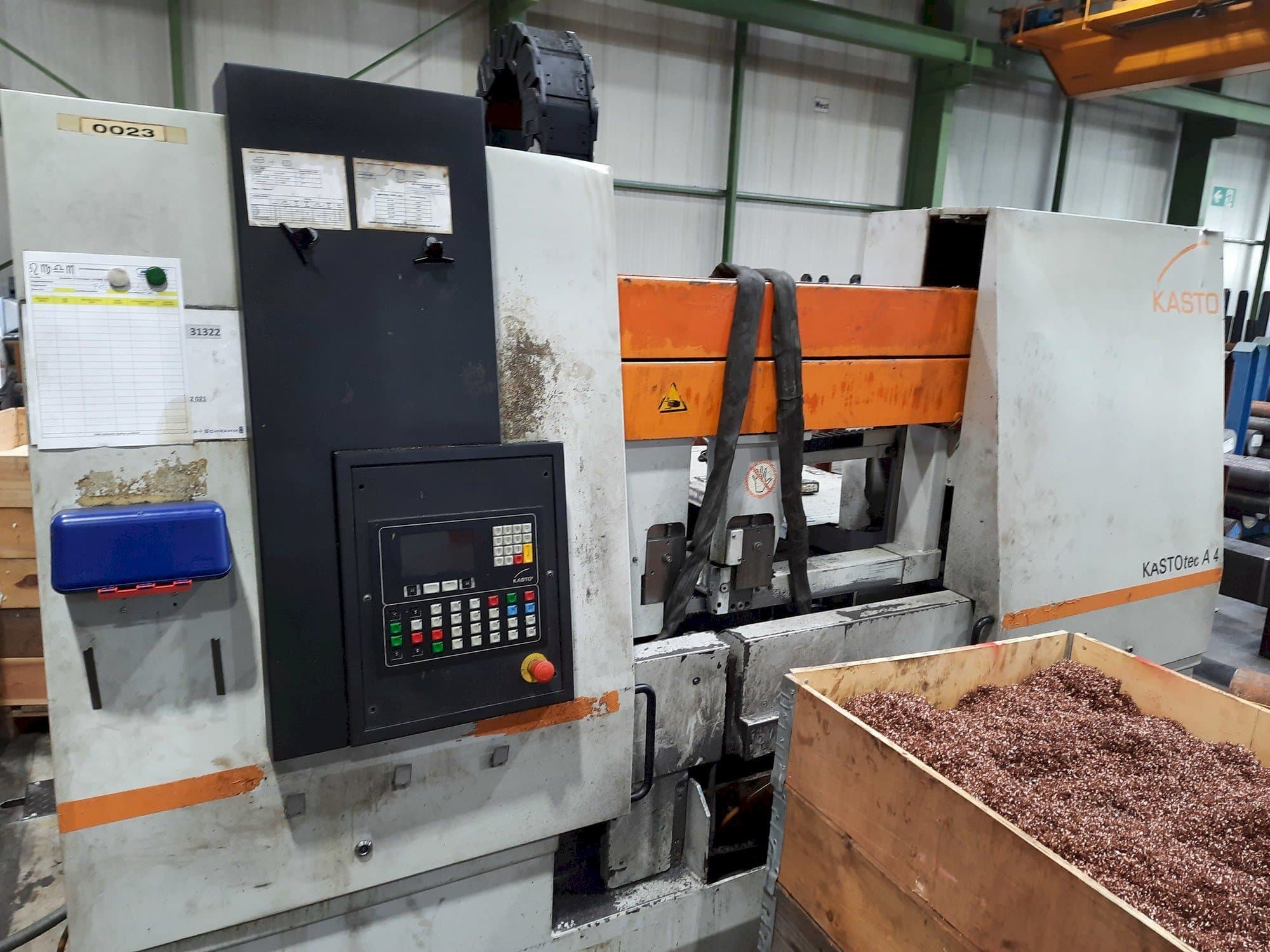 Čelní pohled na KASTO tec A 4 stroj
