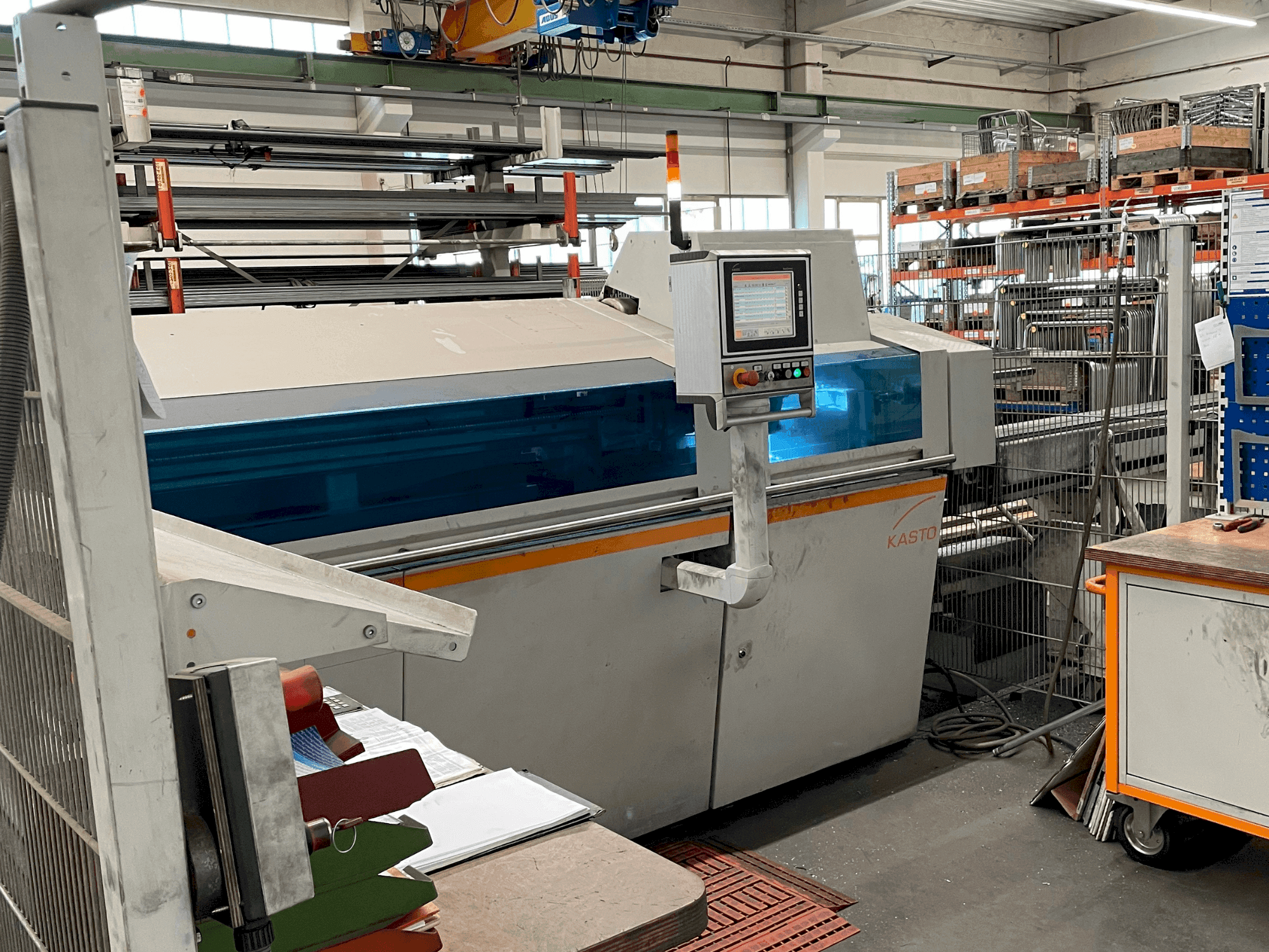 Čelní pohled na KASTO KASTOflex F stroj