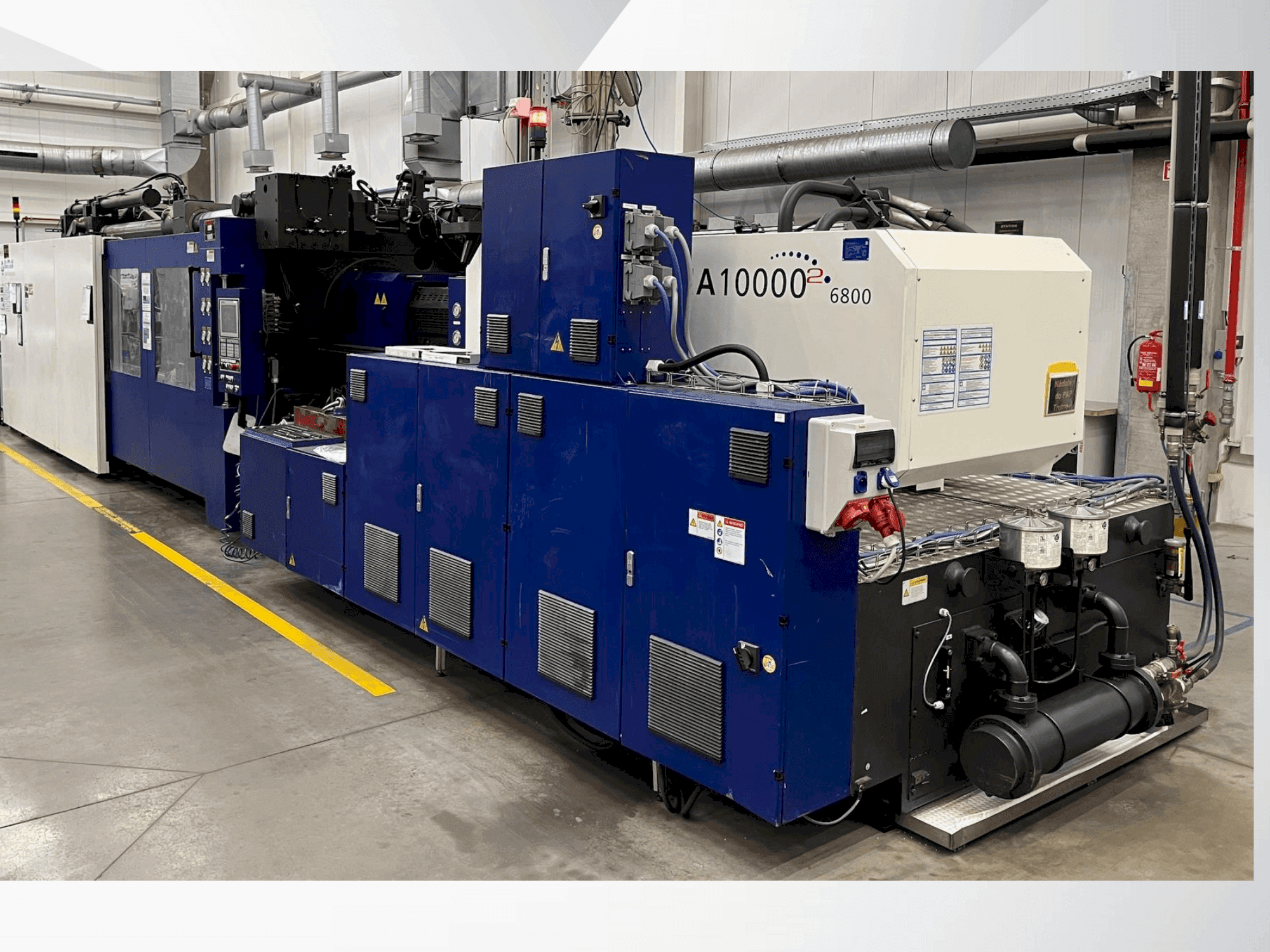 Čelní pohled  na HAITIAN MARS MA10000 II  stroj