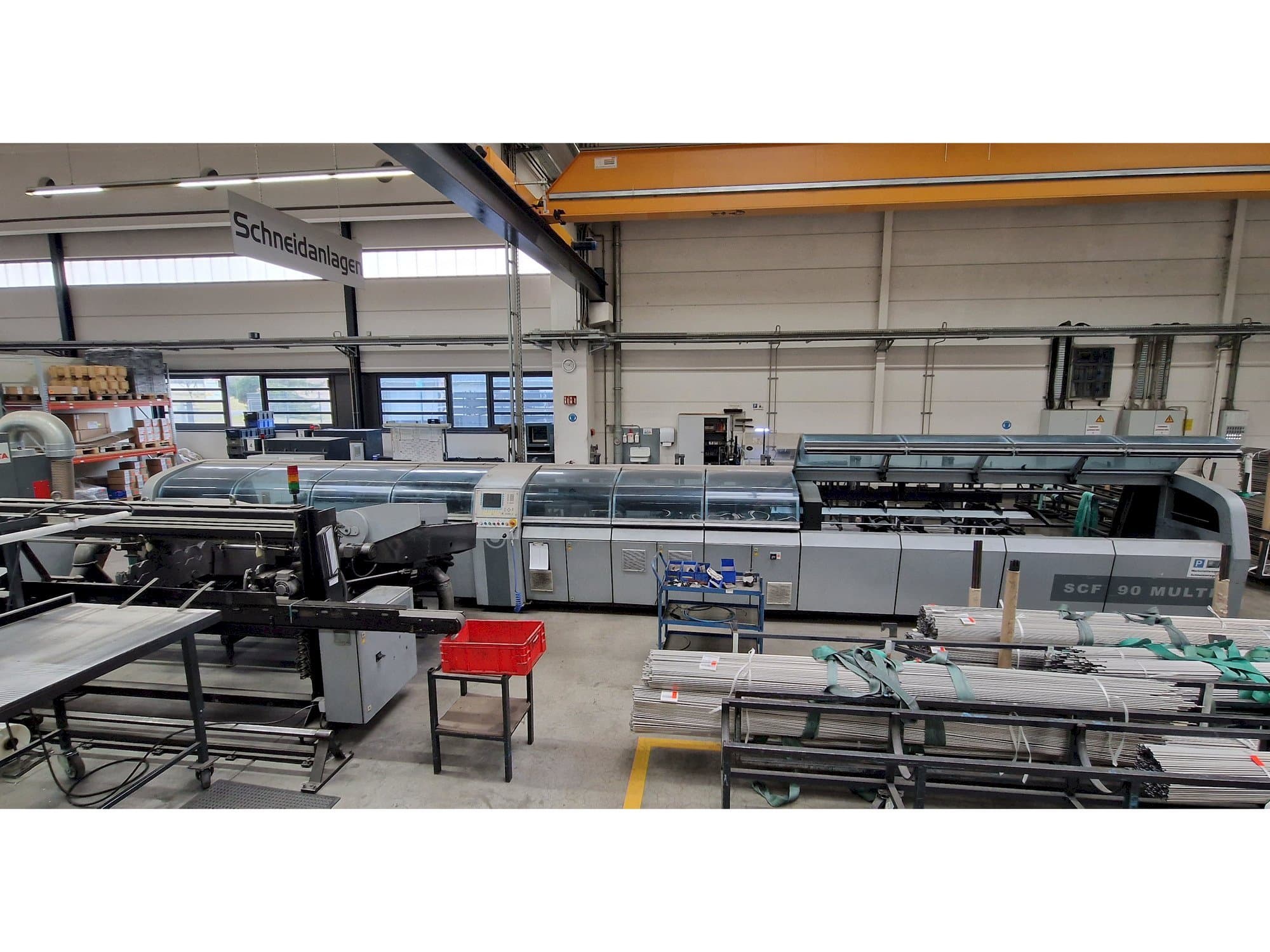 Čelní pohled na Bewo SFC90 stroj