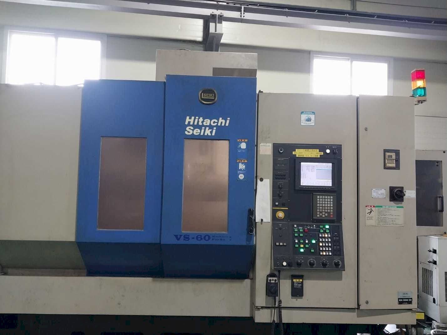 Čelní pohled  na HITACHI SEIKI VS60  stroj
