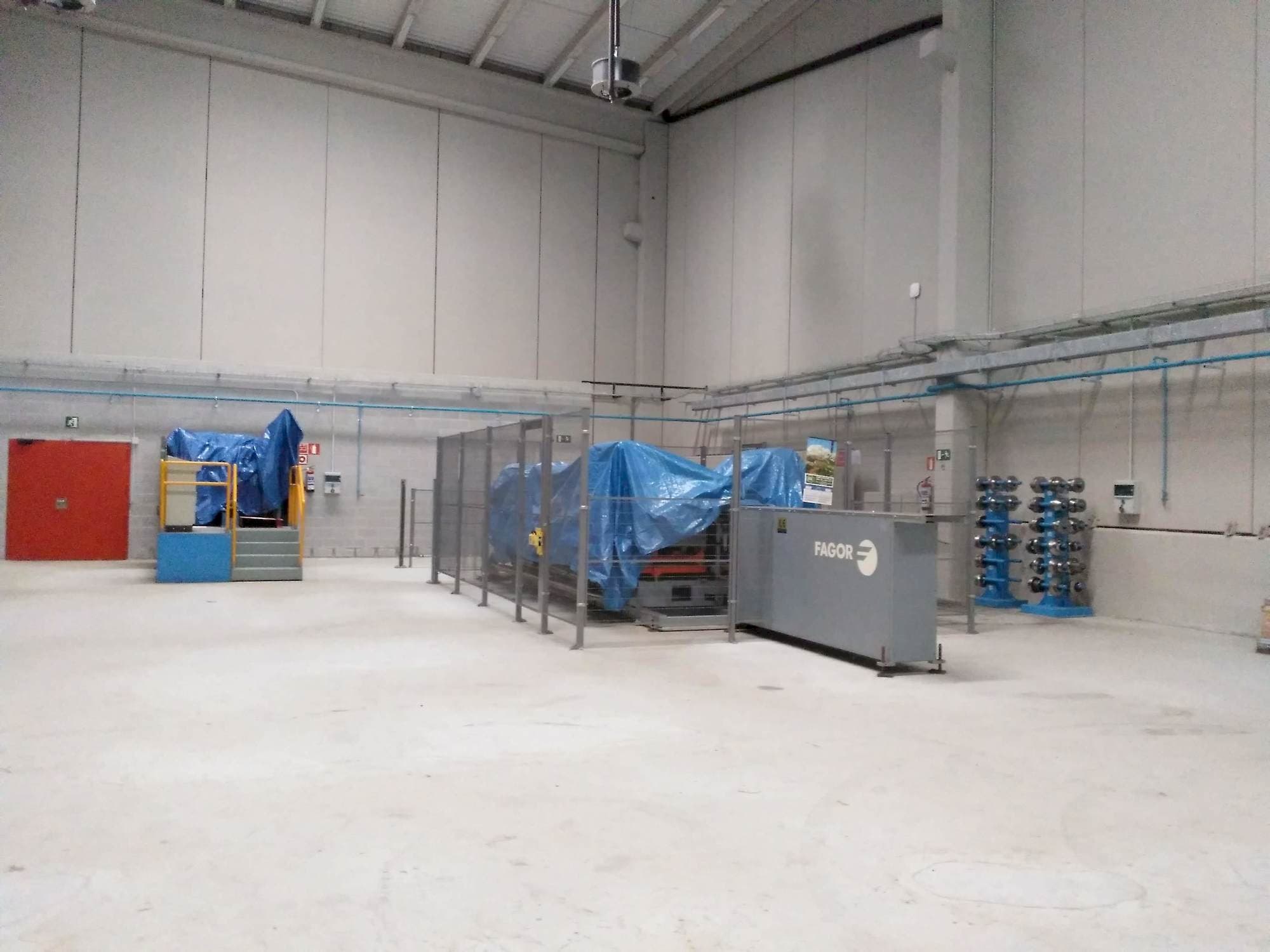 Čelní pohled  na Fagor									   stroj