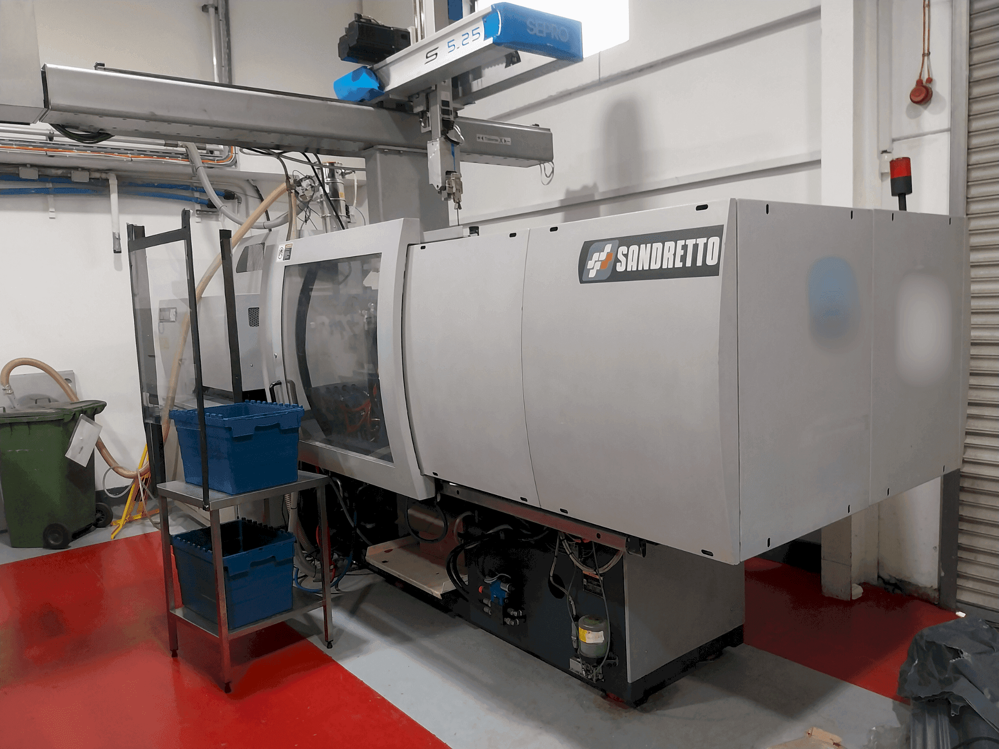 Čelní pohled  na SANDRETTO EL 150/485  stroj
