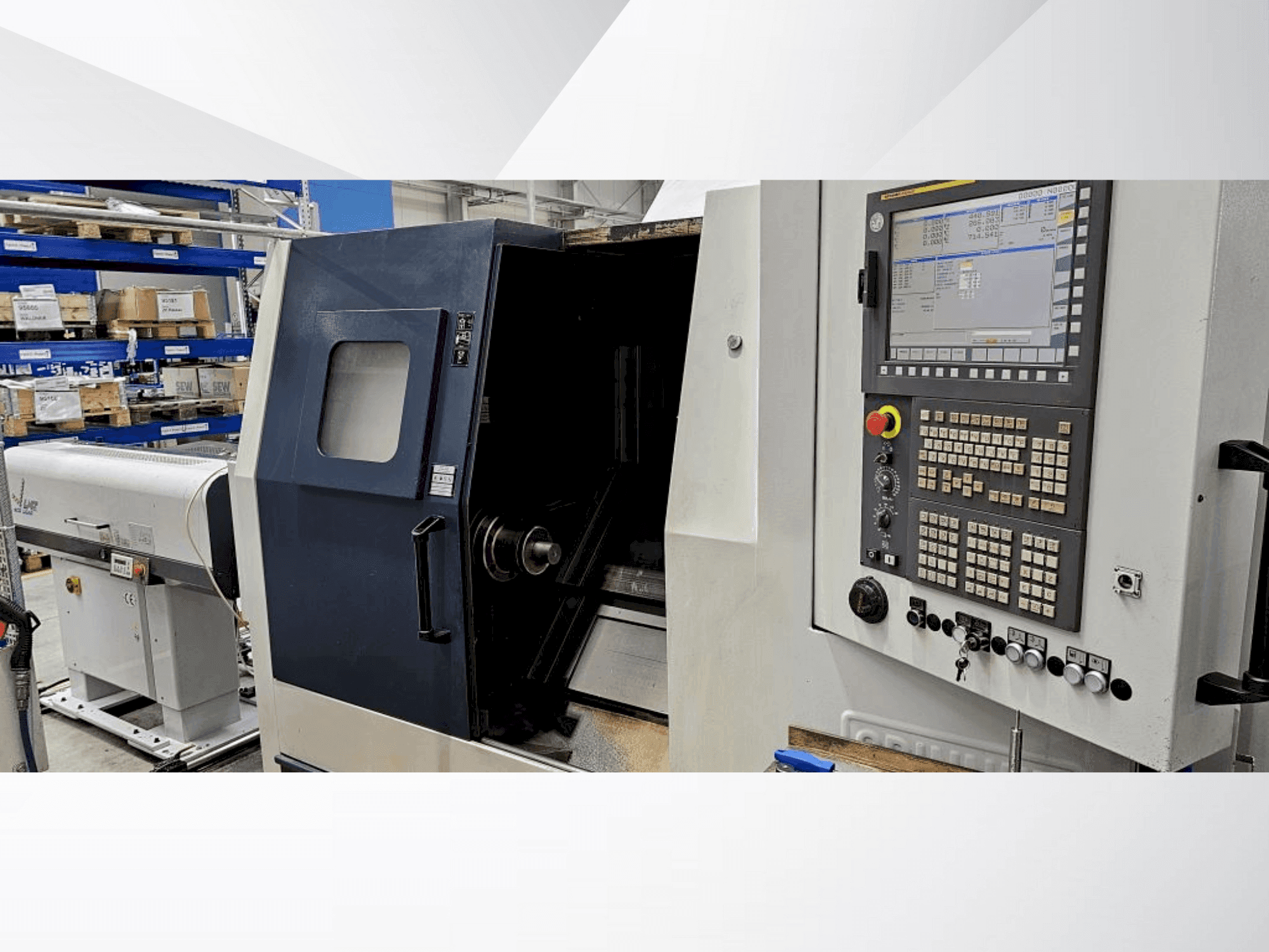 Čelní pohled  na SPINNER TC600  stroj