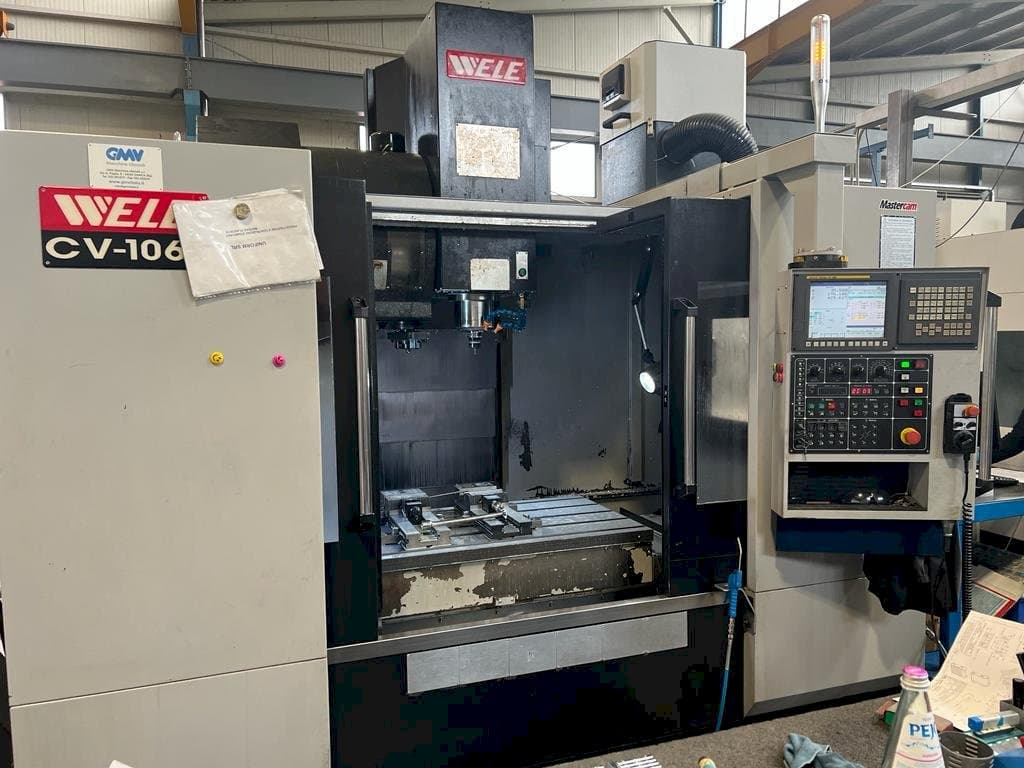 Čelní pohled na Wele CV 1060 stroj