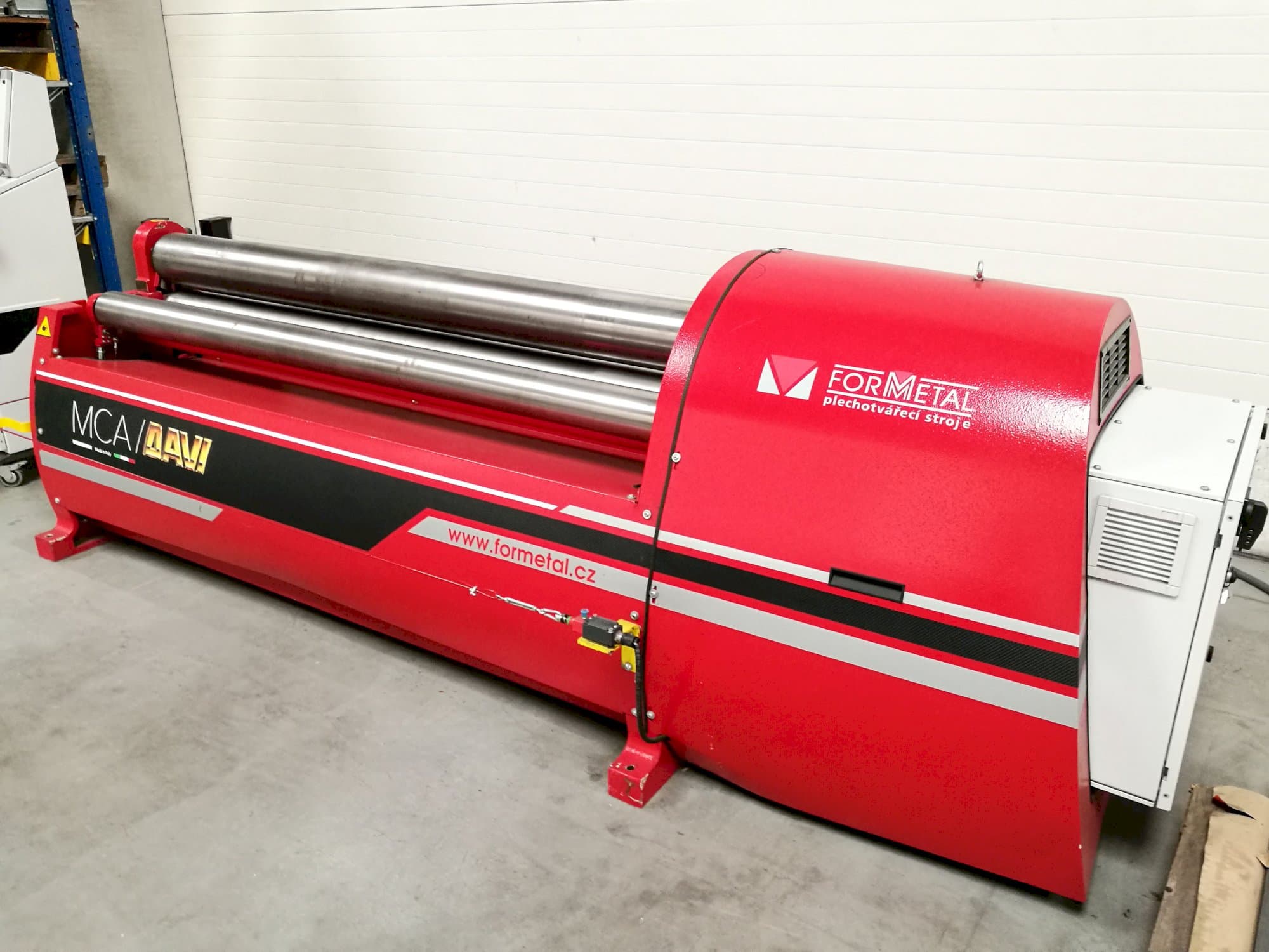 Pravý pohled na Davi MCA 2017 stroj