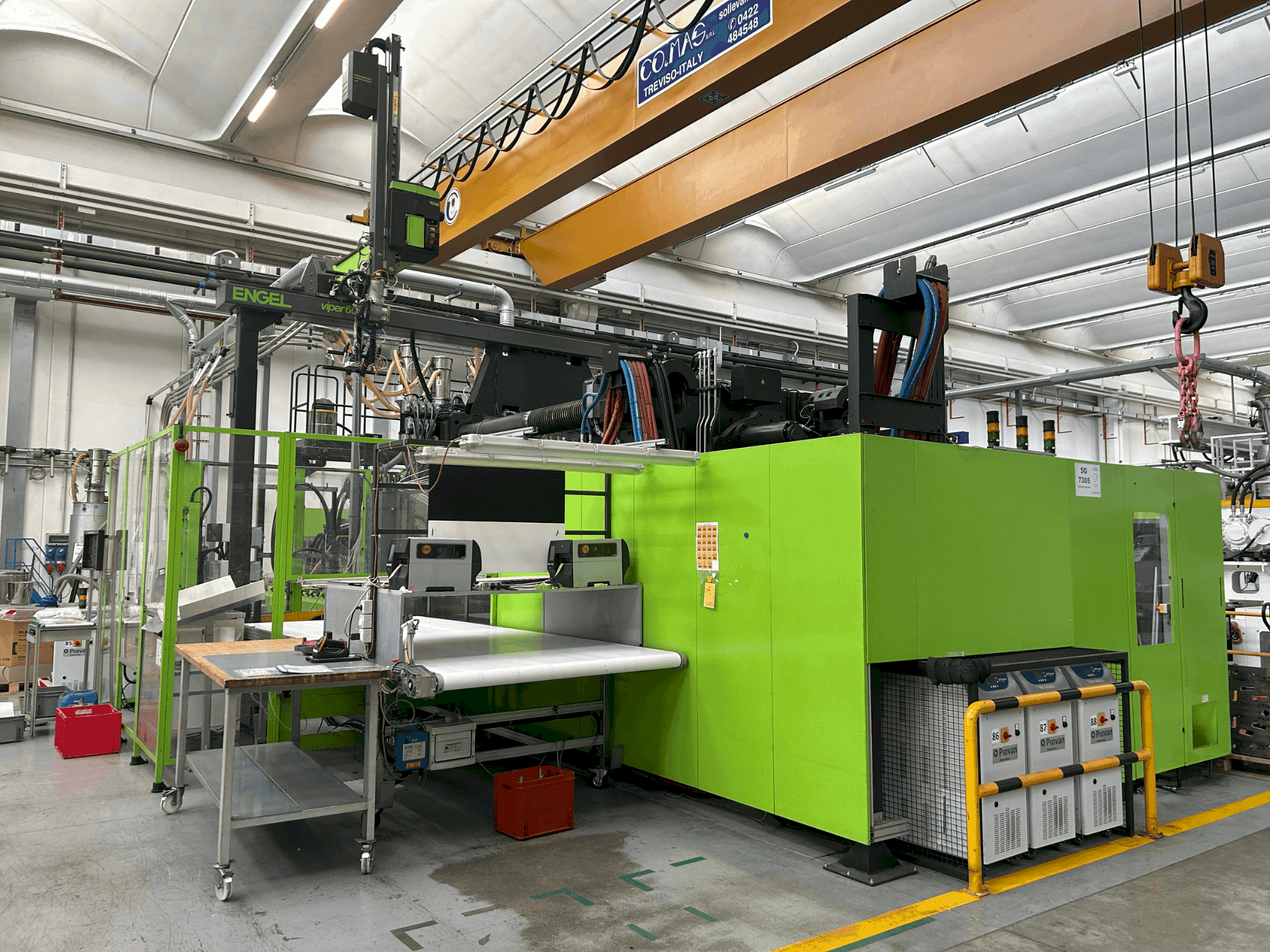 Čelní pohled  na Engel Duo 4500H/4500H/1300H/1300H/1700 combi  stroj