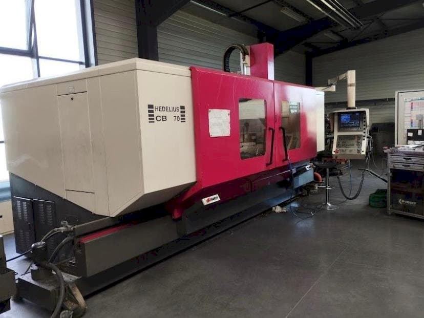 Čelní pohled  na HEDELIUS CB 70-3200  stroj