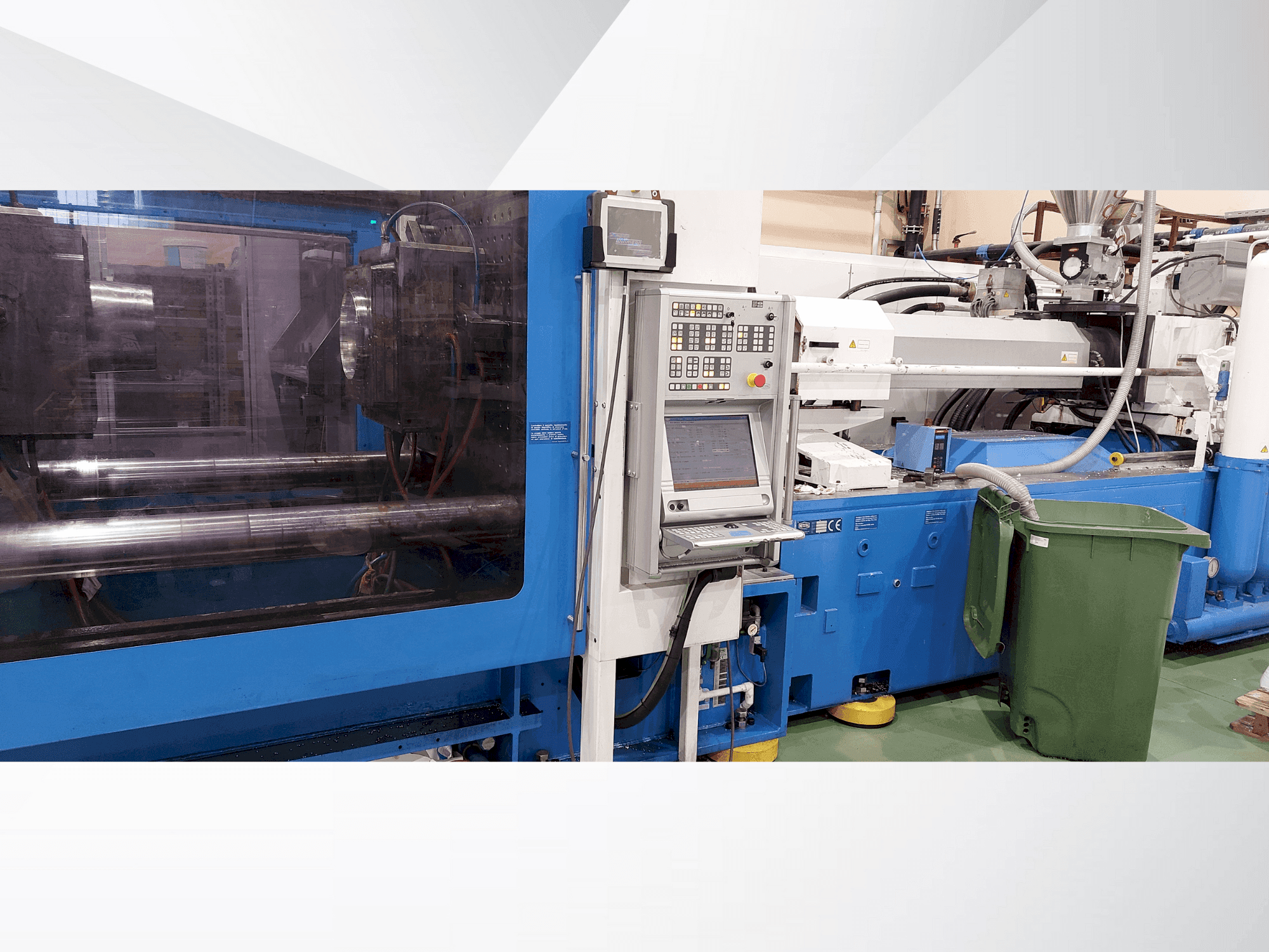 Čelní pohled  na Netstal S 6000-5500E  stroj