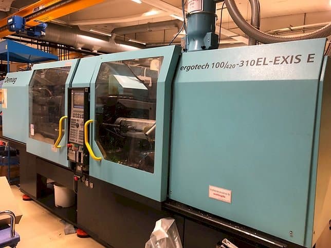 Čelní pohled na DEMAG Ergotech 100/420 - 310 EL-EXIS E stroj