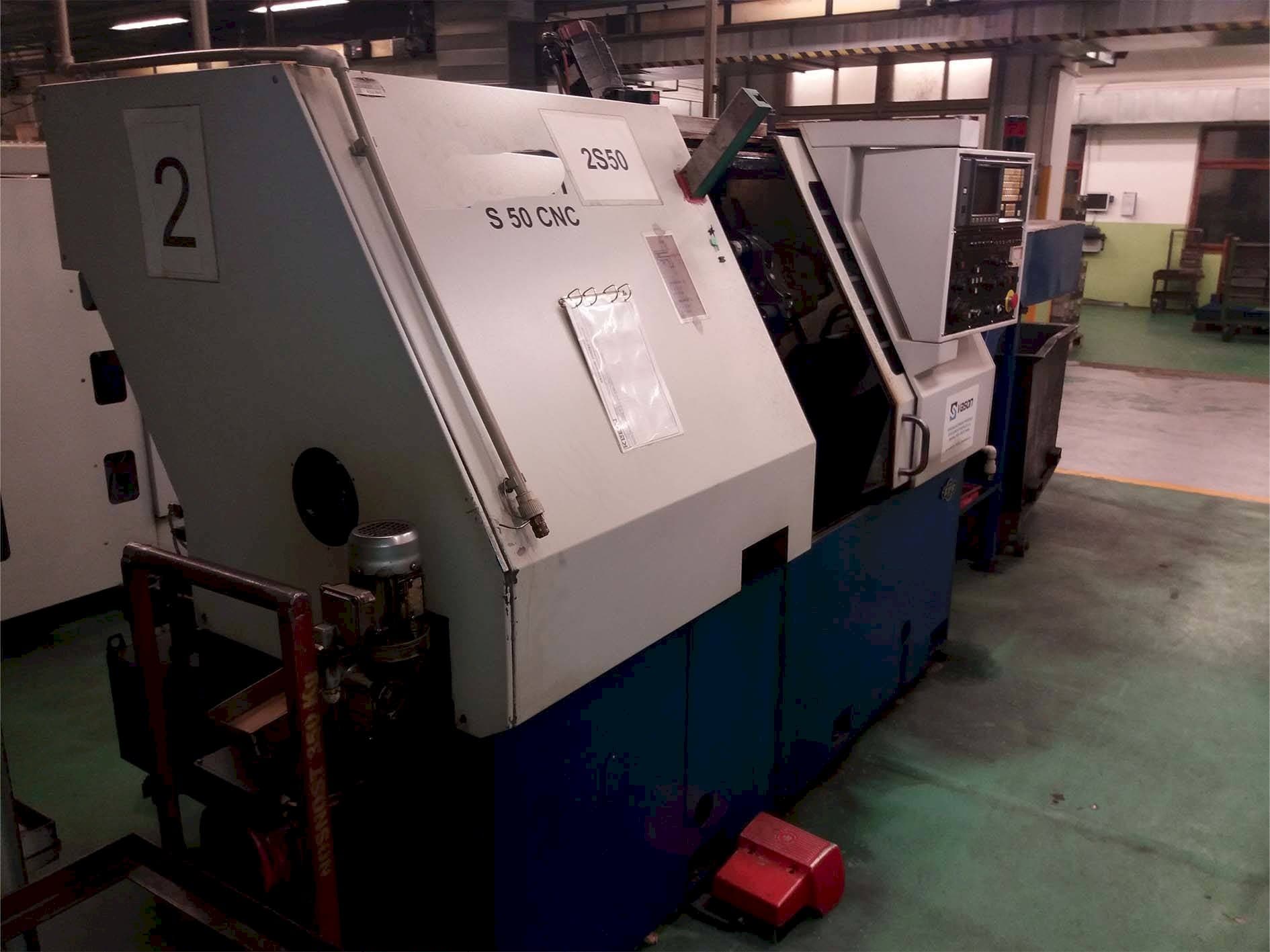 Čelní pohled na ZPS S-50 CNC stroj