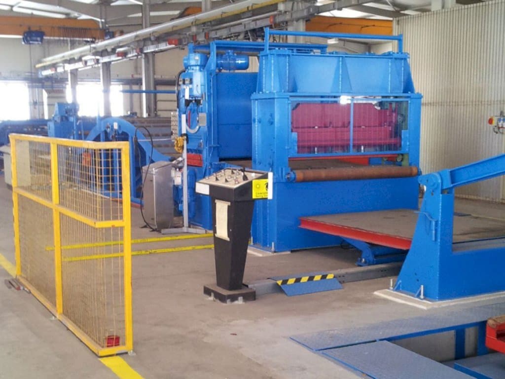 Čelní pohled  na Sacma									 SP4A  stroj