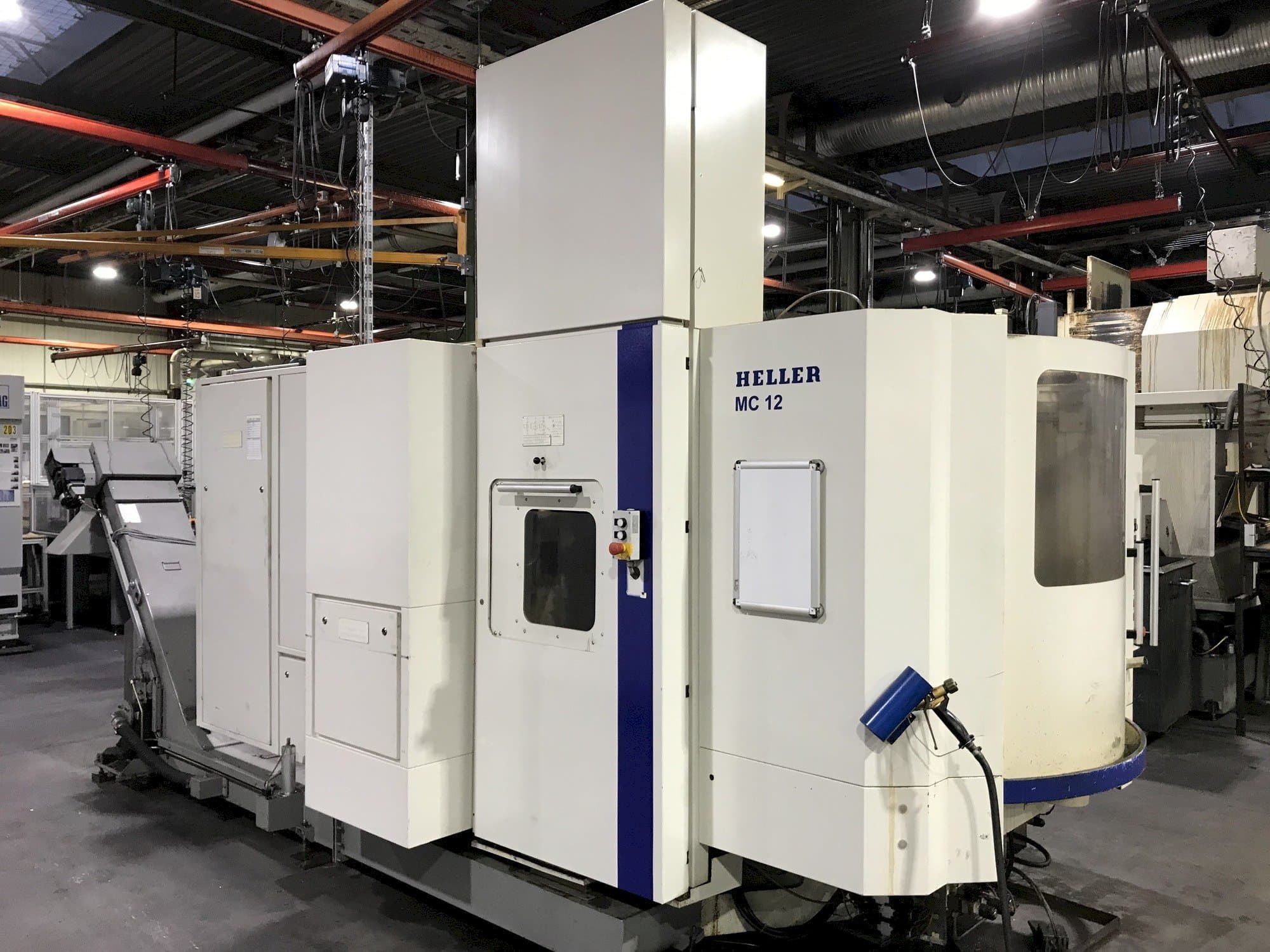 Čelní pohled  na HELLER MC 12  stroj