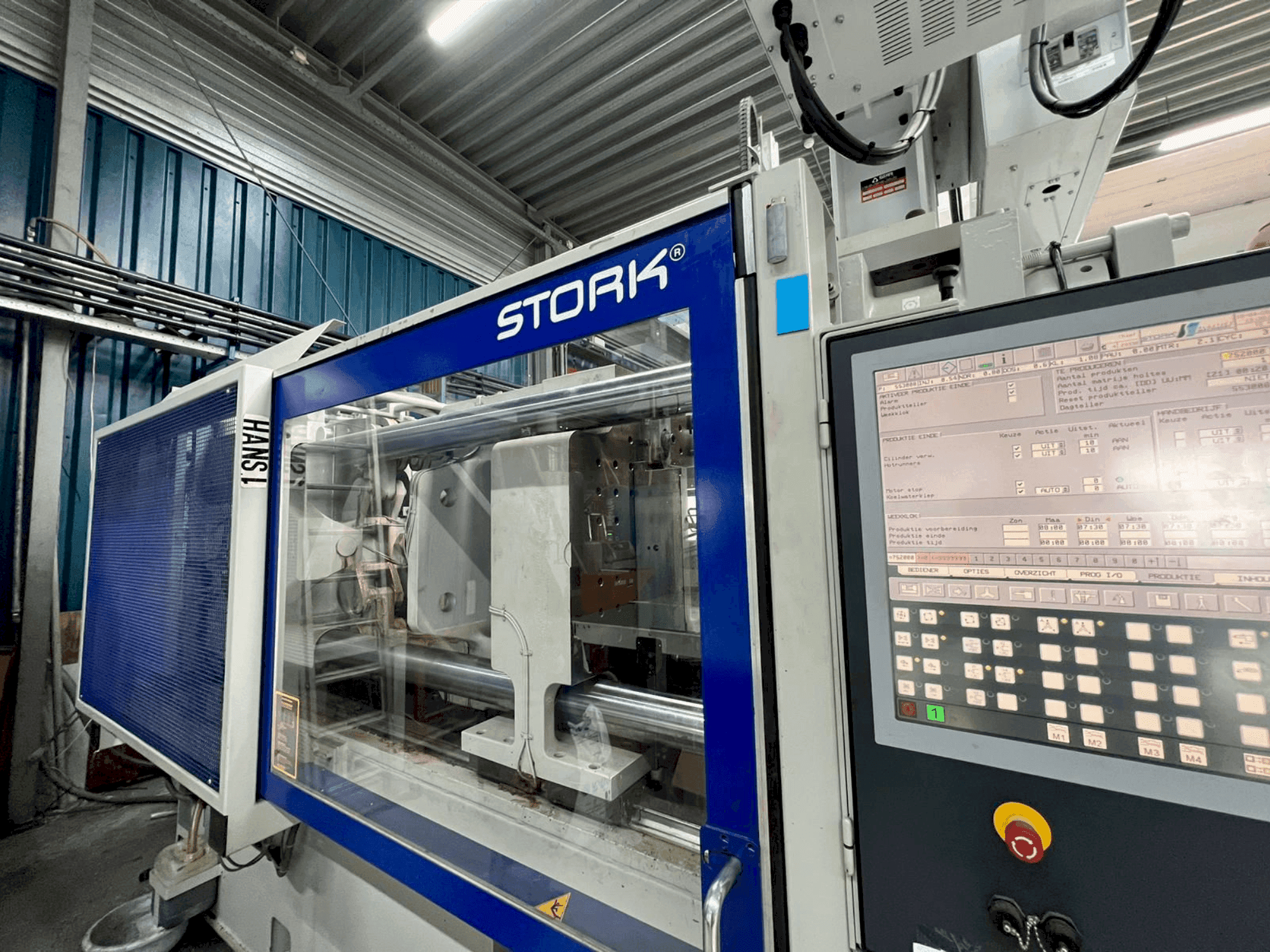 Čelní pohled  na STORK S+ 1500-1450 (2010)  stroj
