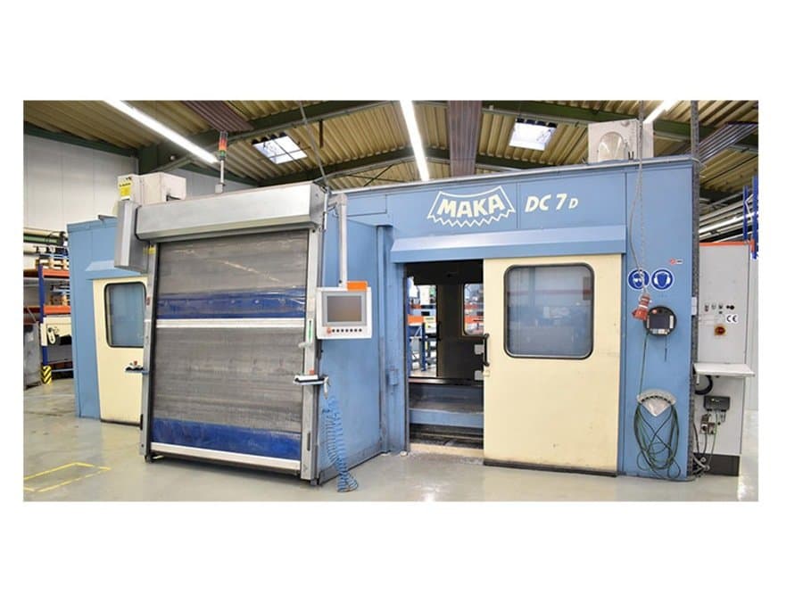 Čelní pohled na MAKA DC 7 D stroj