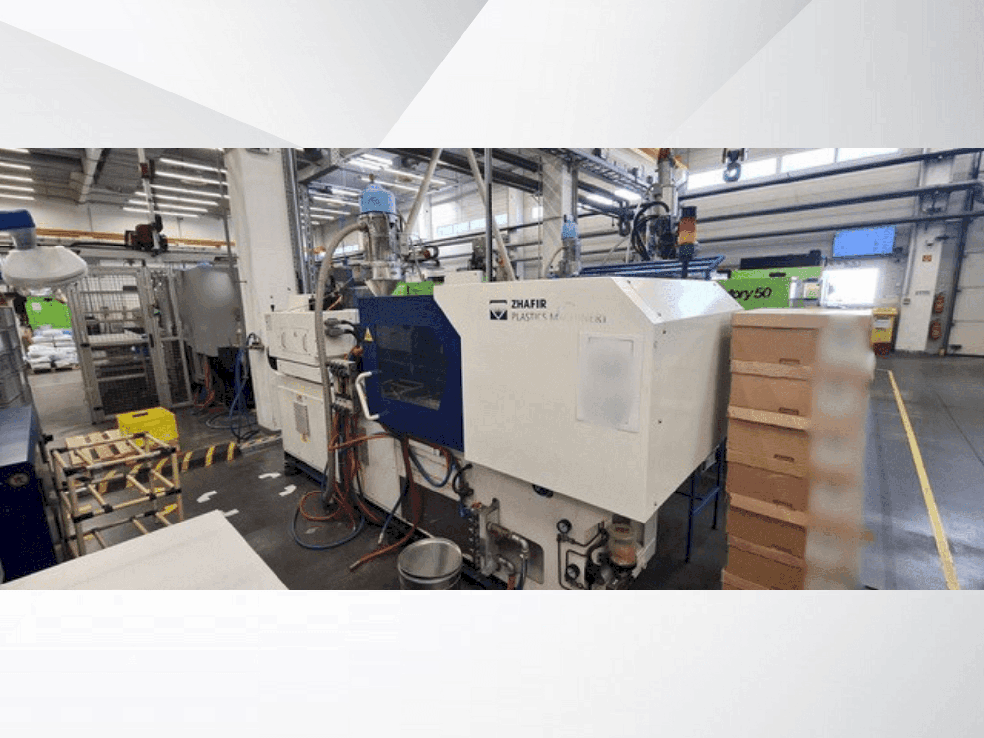 Čelní pohled  na Zhafir VE 400/80  stroj