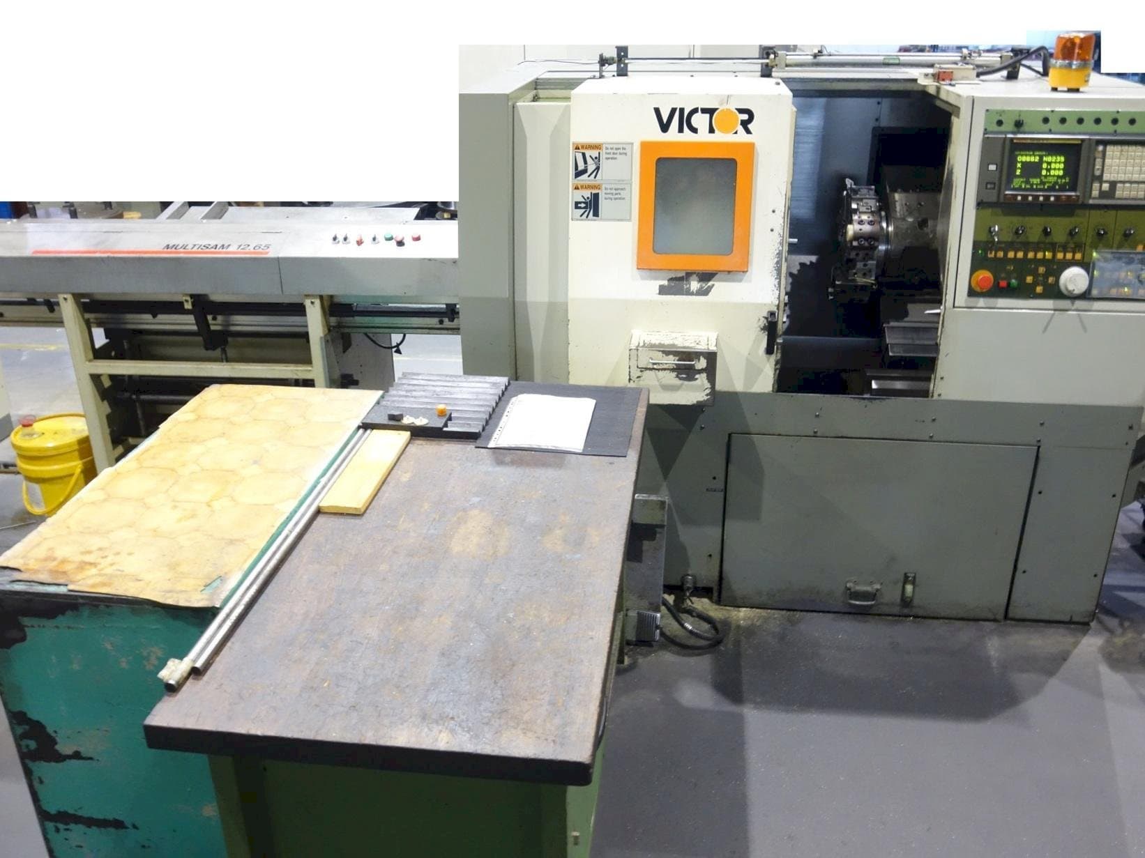 Čelní pohled na Victor V Turn plus 15 (1996) stroj