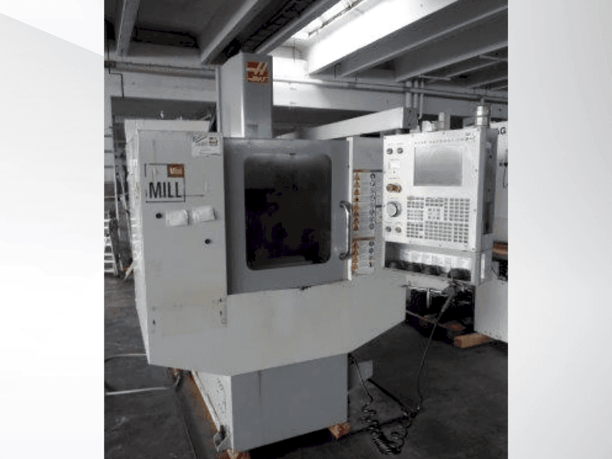 Čelní pohled  na HAAS MiniMill  stroj