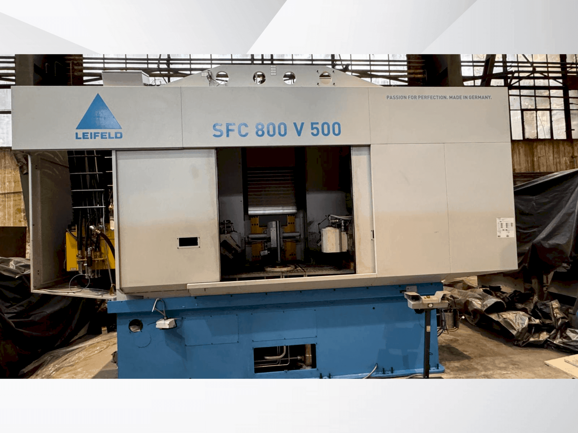 Čelní pohled  na LEIFELD SFC 800 V 500  stroj