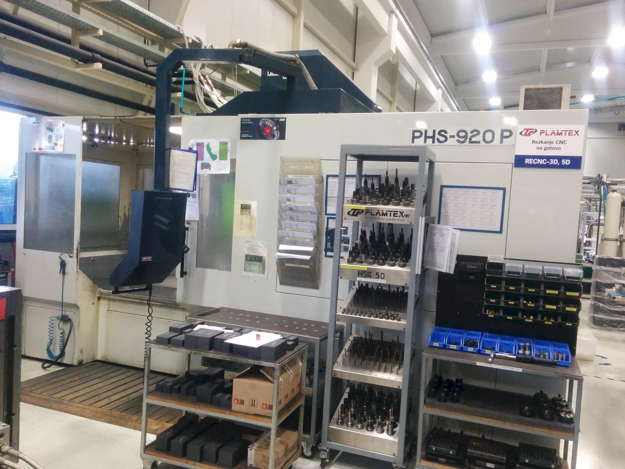 Čelní pohled na Parpas PHS 920P stroj