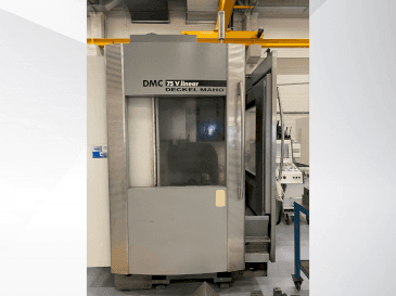 Čelní pohled na DECKEL MAHO DMC 75 V Linear stroj