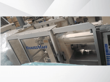 Čelní pohled na Krauss Maffei 340 c2/80 stroj