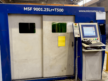 Čelní pohled  na MicroStep MSF 9001.25Lr+T500 (2015)  stroj
