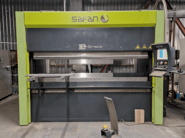 Čelní pohled na Safan E-Brake 80-2550-Ts3 Cnc stroj
