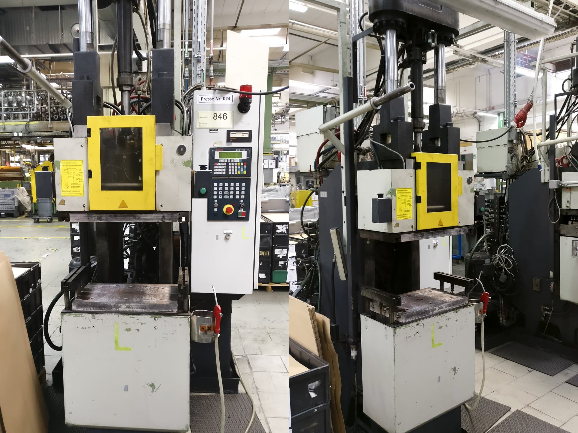 Pravý boční pohled  na Kloeckner Desma 956.050 stroj