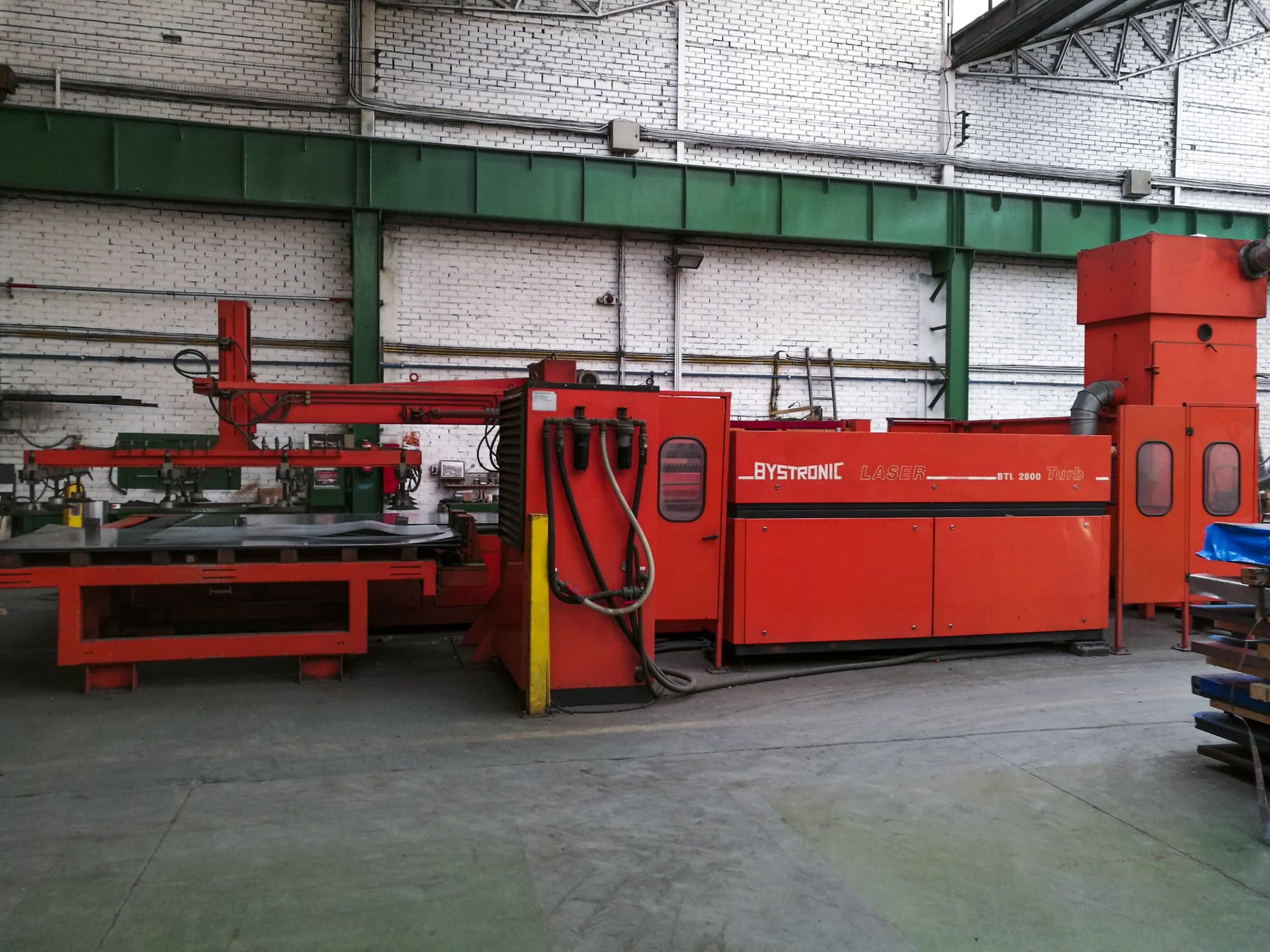 Pracovní prostor na Bystronic Bystar 3015 BTL 2800 stroje