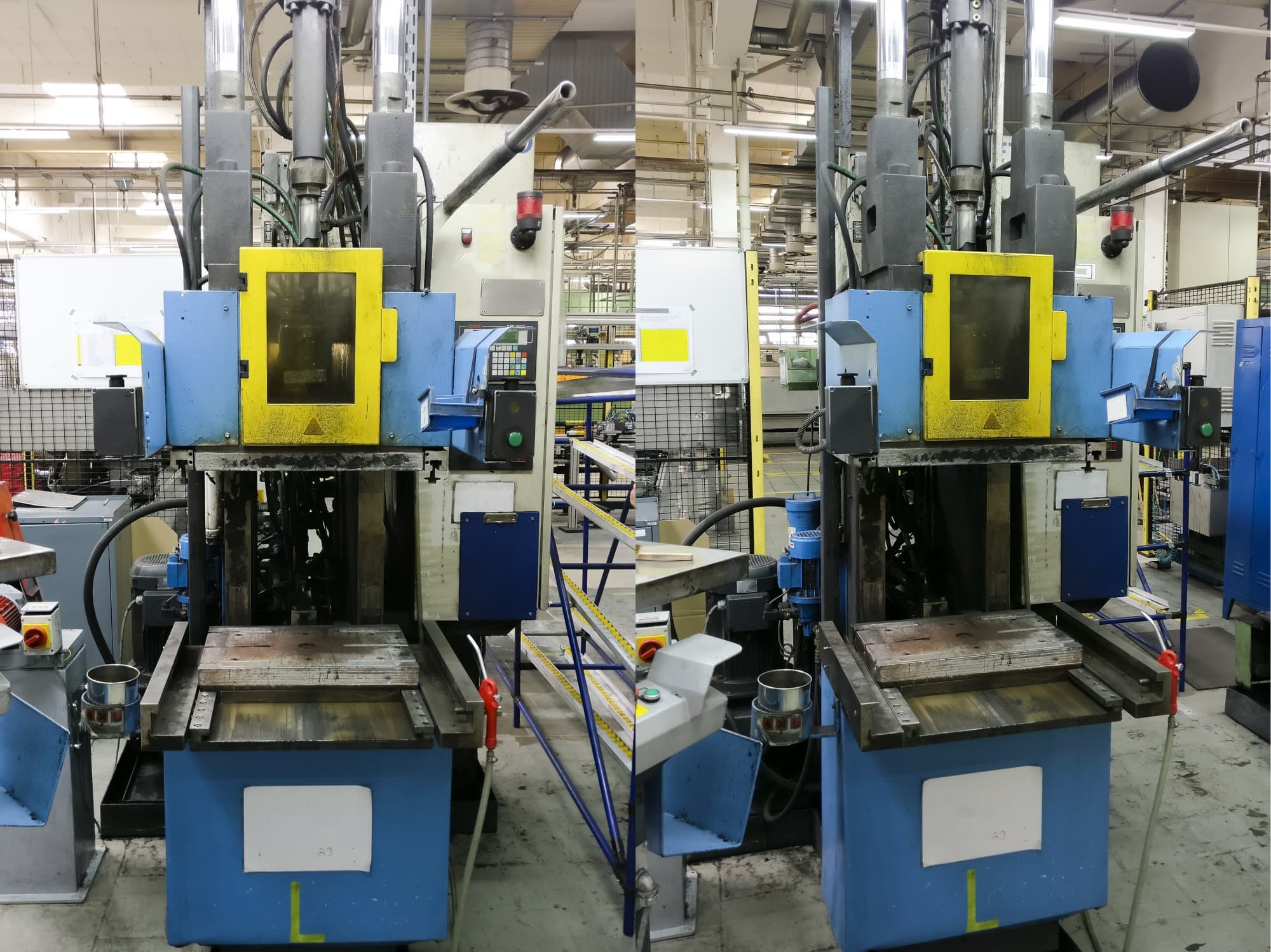 Čelní pohled  na Kloeckner Desma 956.050 stroj