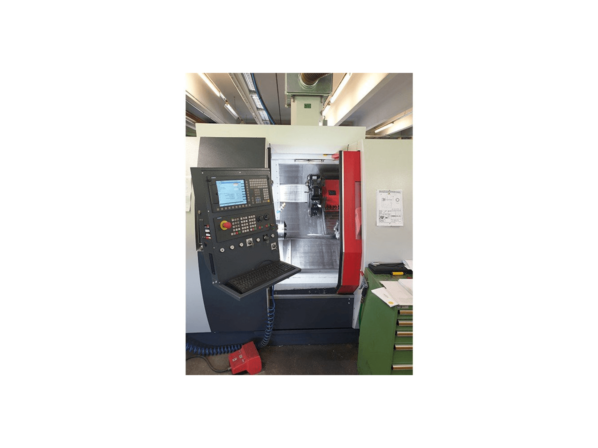 Čelní pohled na EMCO Turn E 65 stroj