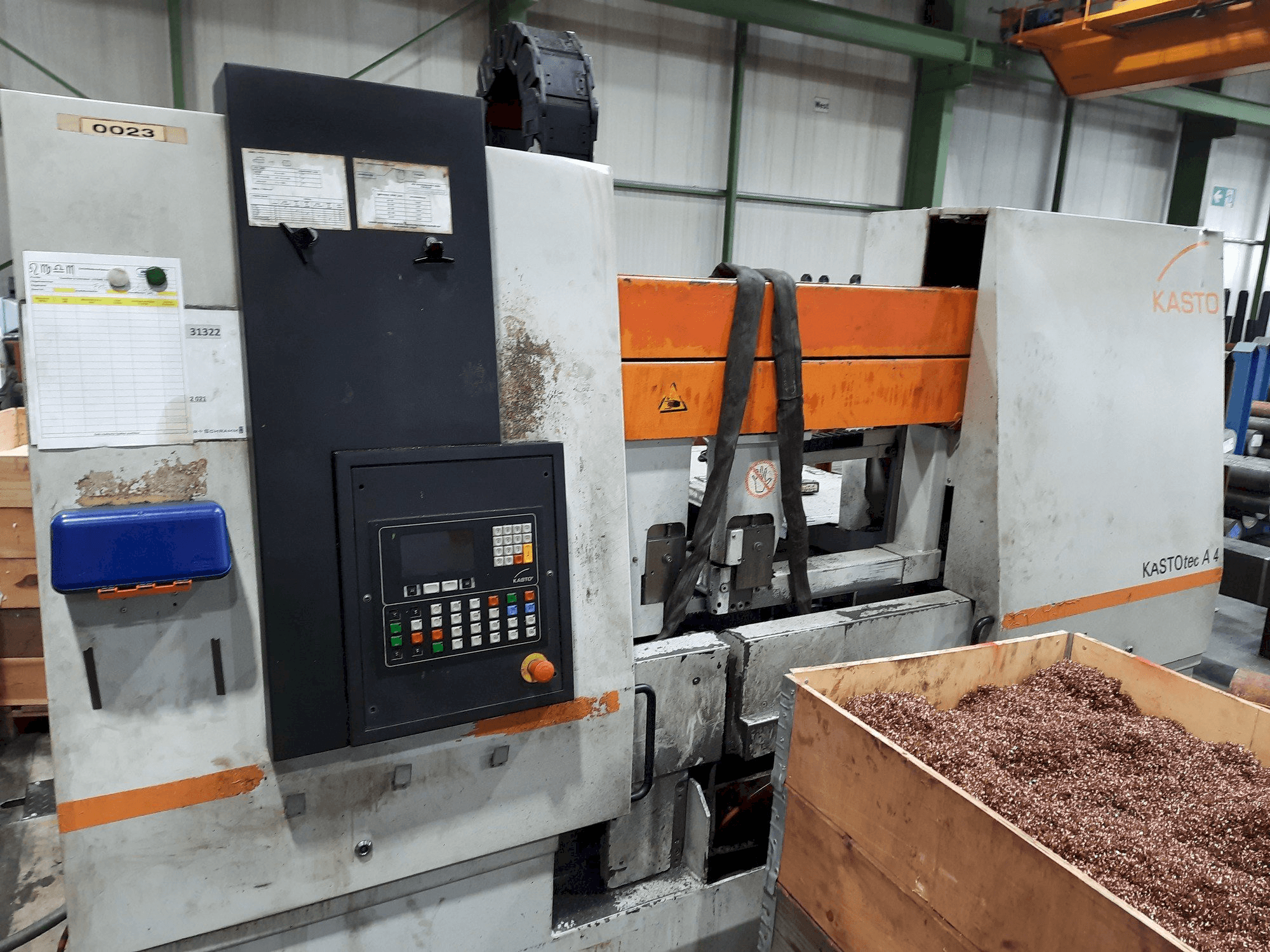 Čelní pohled na KASTO tec A 4 stroj