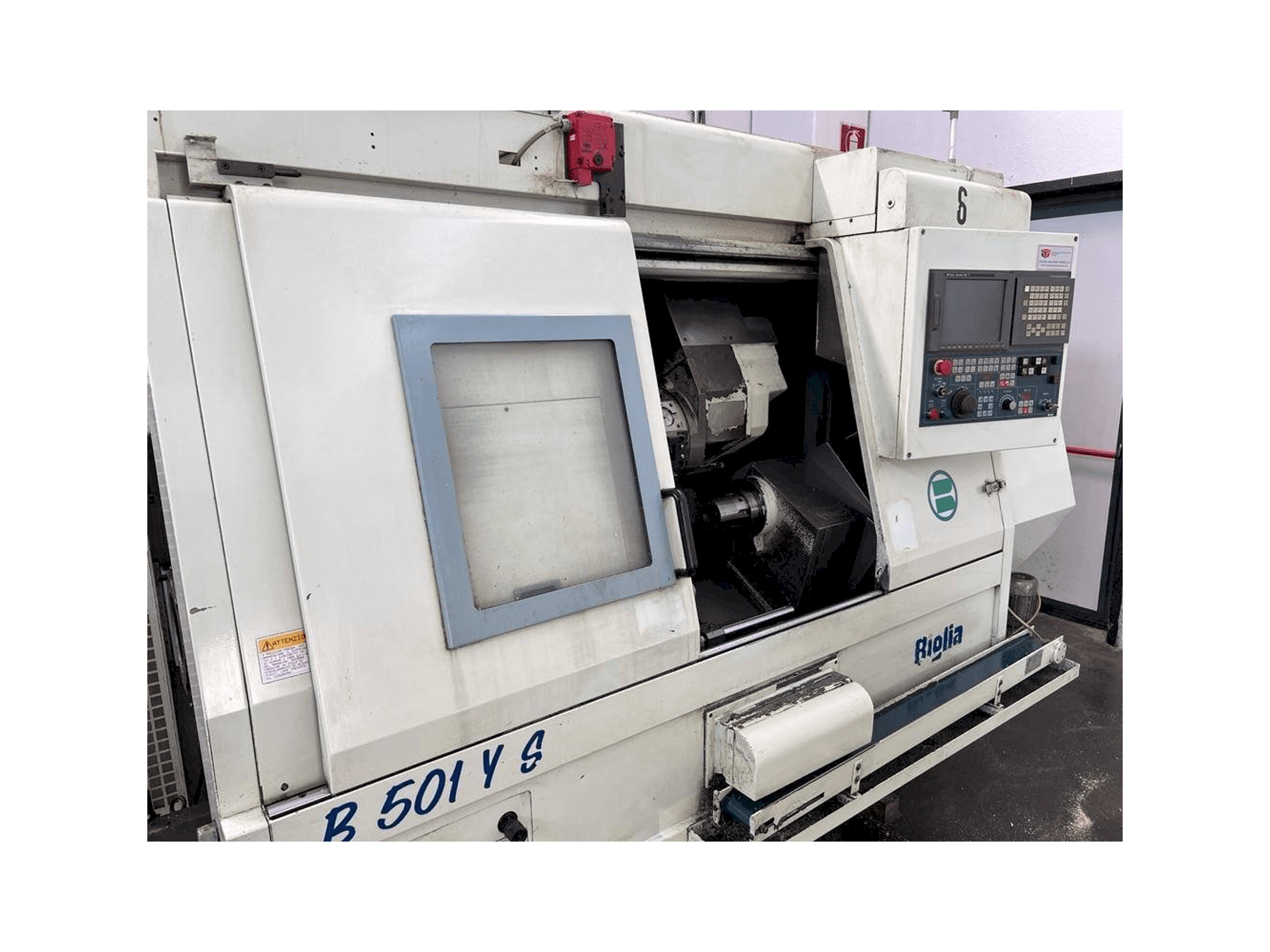 Čelní pohled na Biglia B501YS stroj