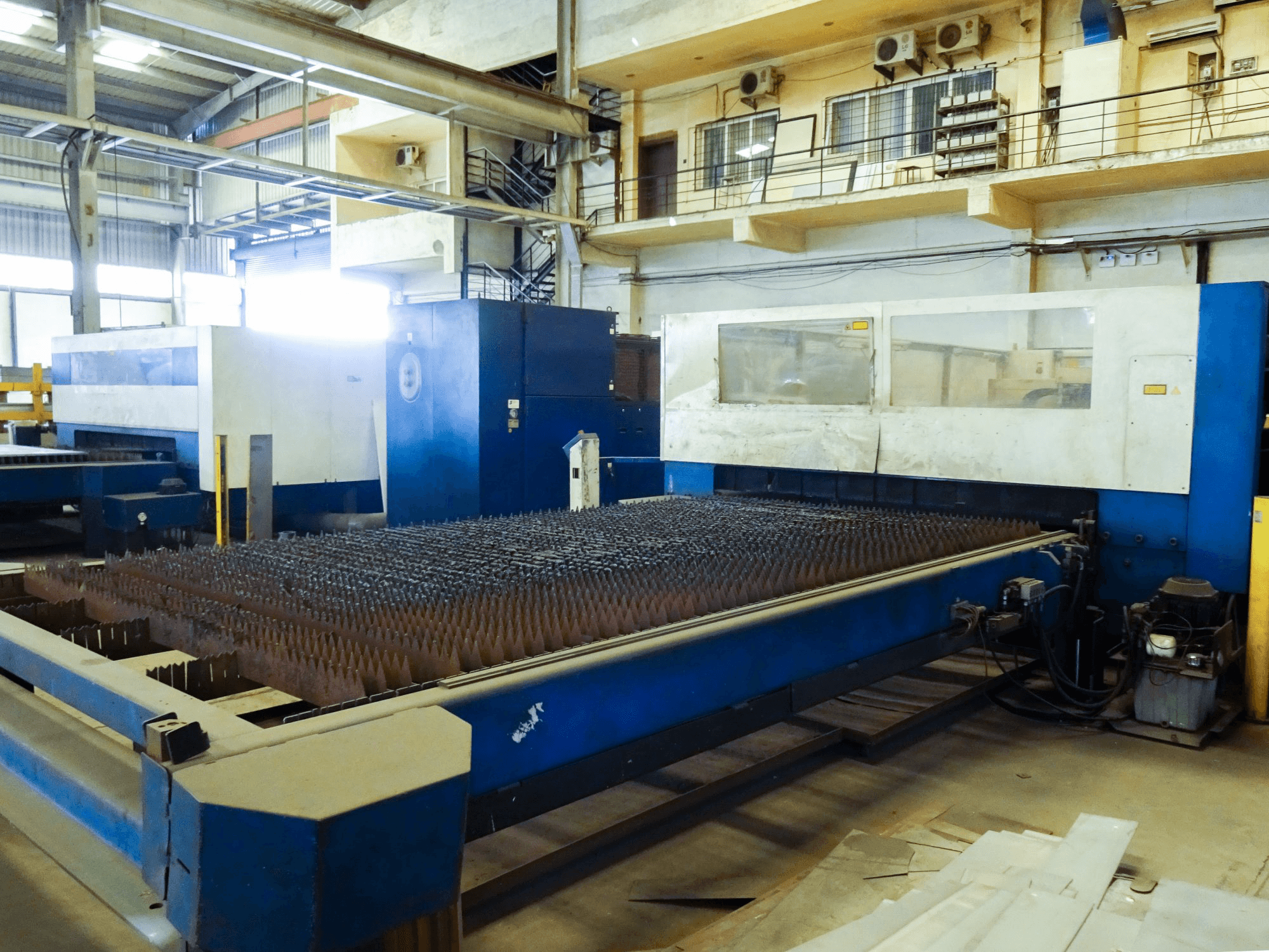 Pracovní prostor na Trumpf TruLaser 3040 stroje