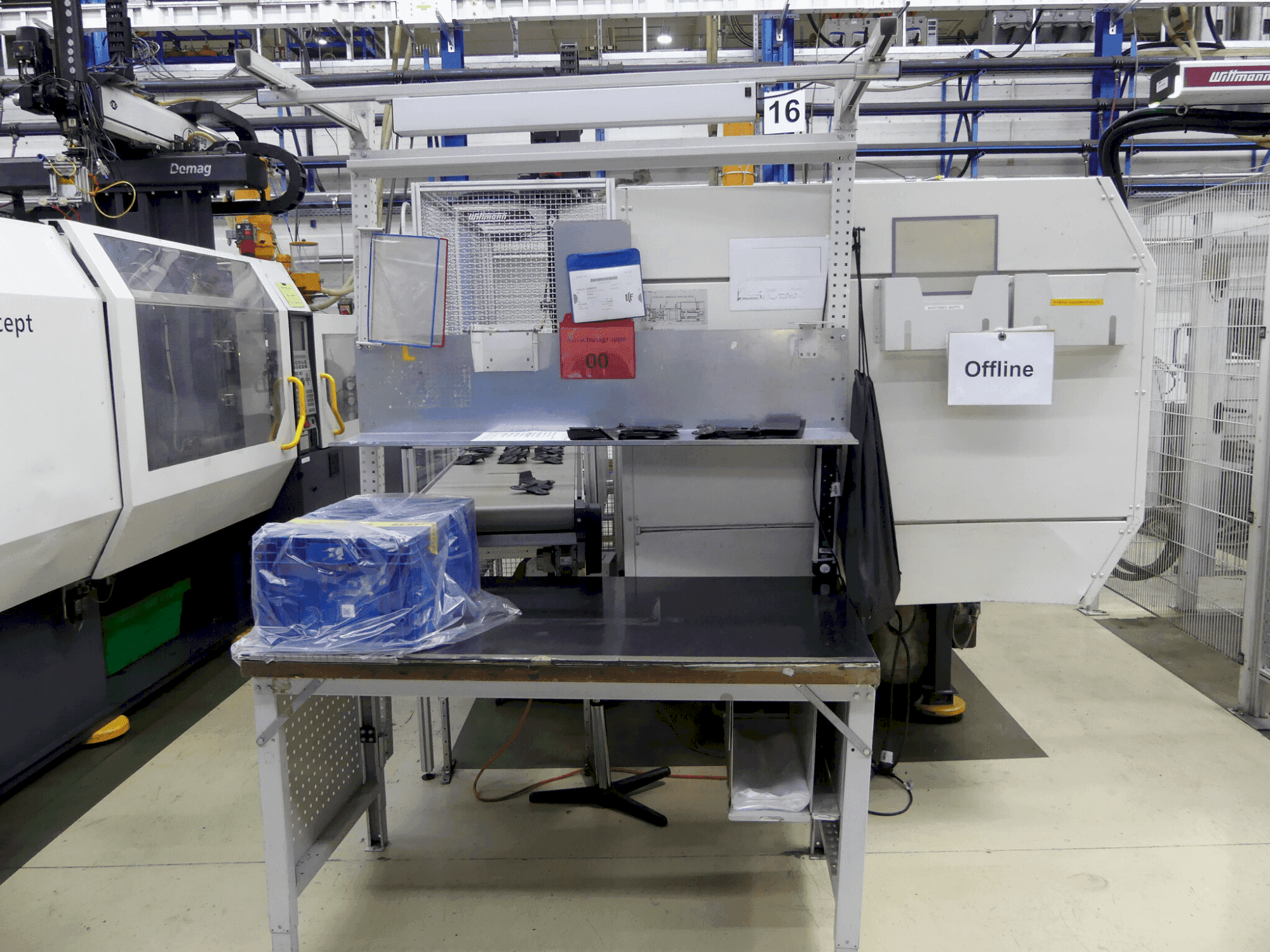 Čelní pohled na DEMAG Ergo-Tech 250-1450 stroj