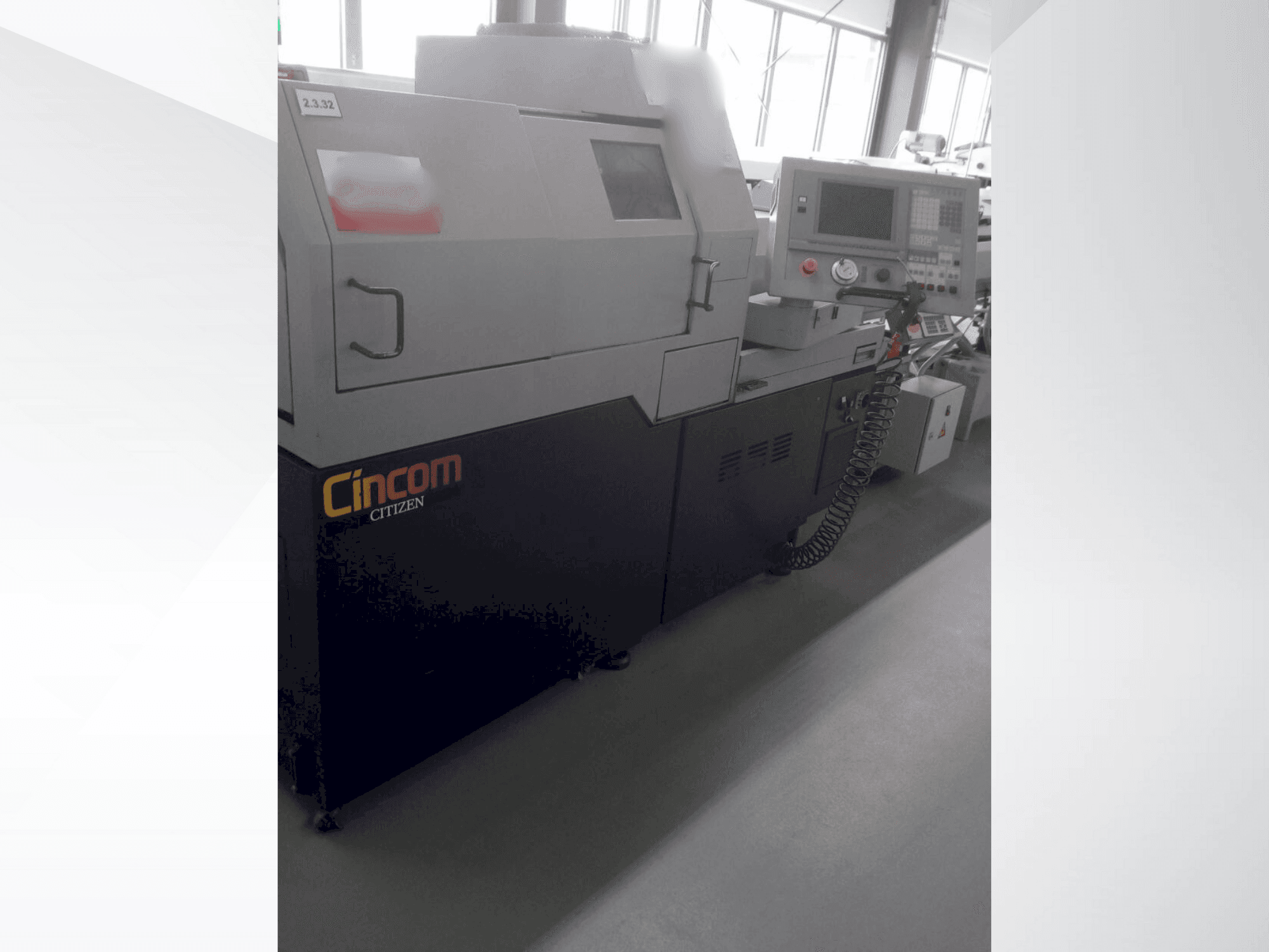 Čelní pohled na Citizen L5-20 stroj