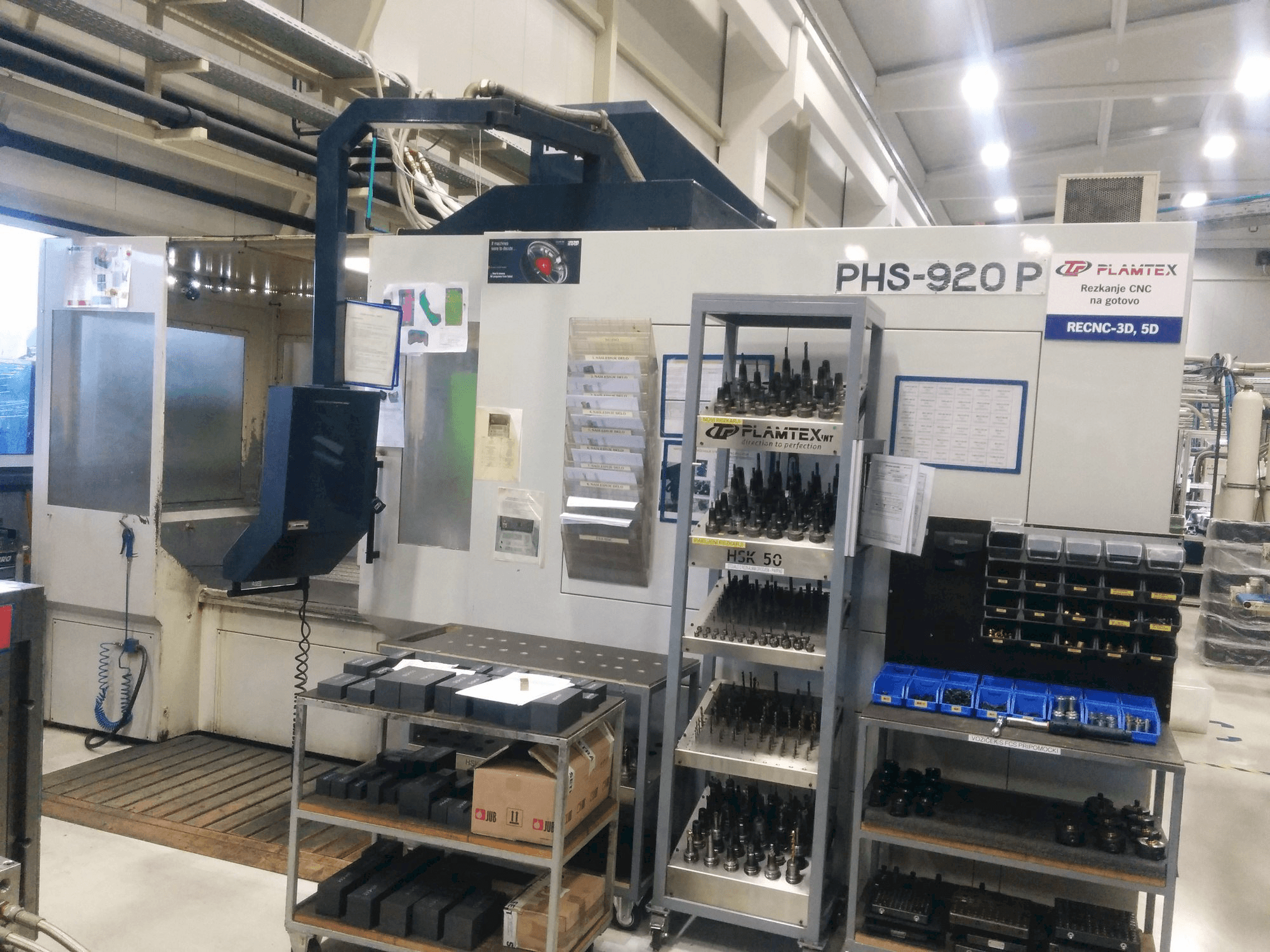 Čelní pohled na Parpas PHS 920P stroj