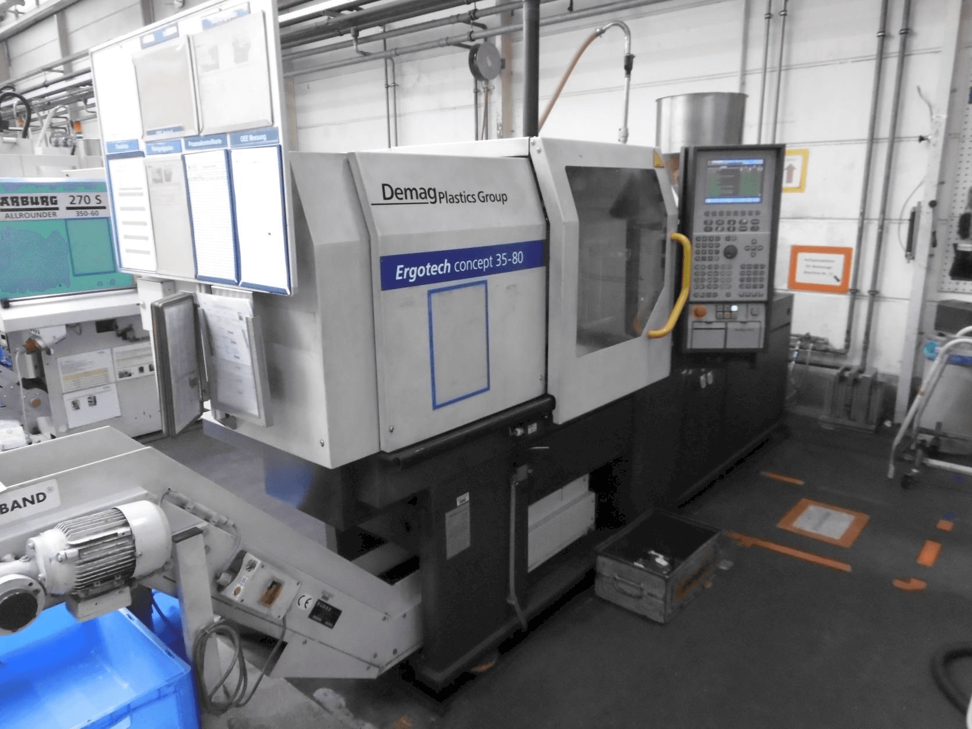 Čelní pohled na DEMAG Ergotech Concept 35 - 280 - 80 stroj