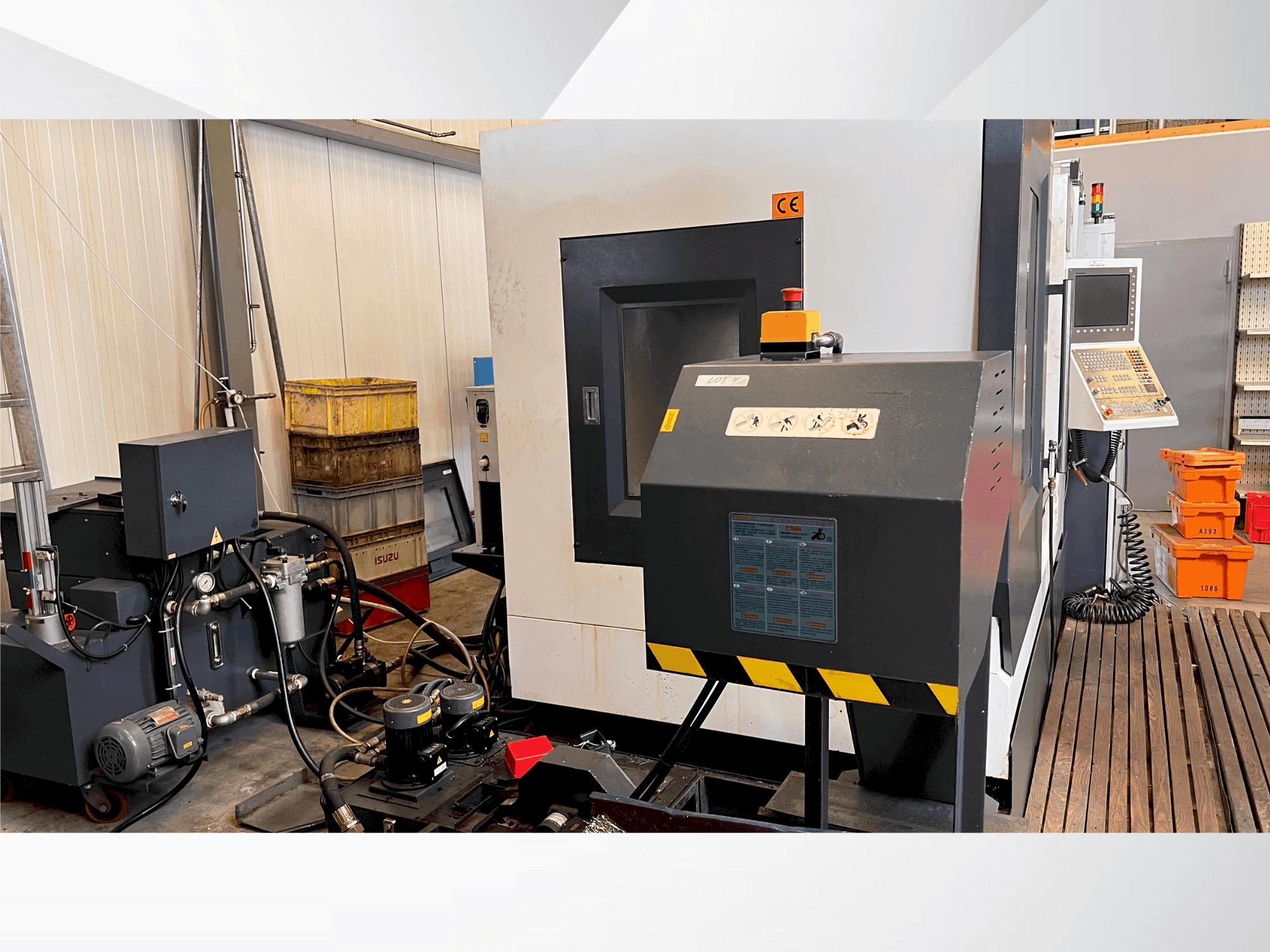 Čelní pohled na POSmill C 1050 stroj