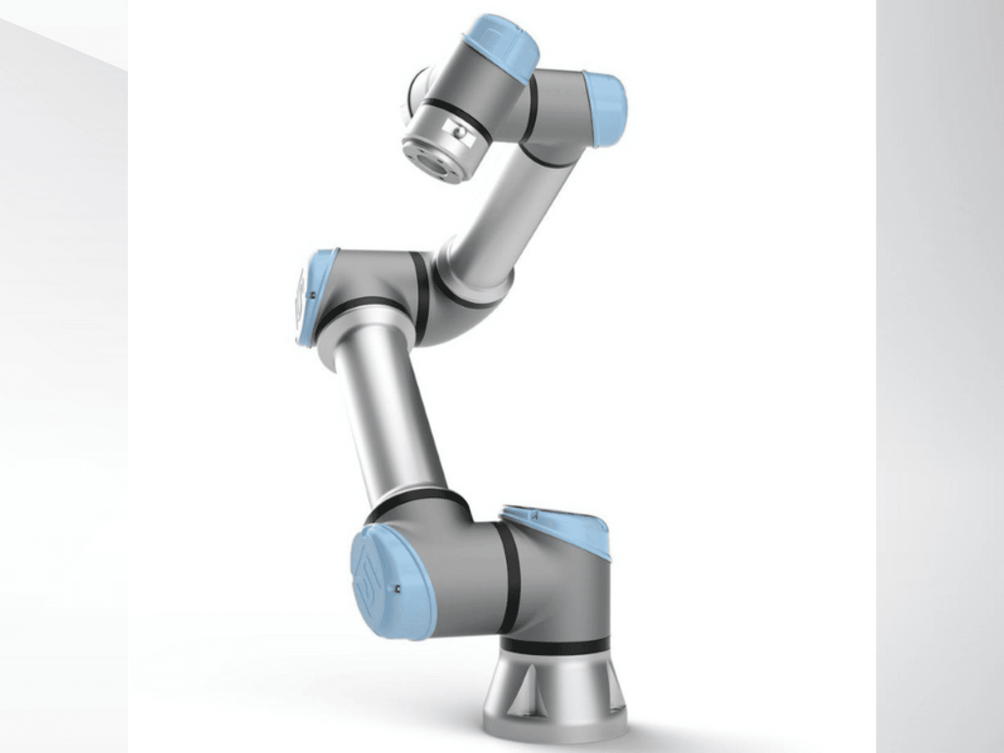 Čelní pohled na Universal Robots UR-3e stroj