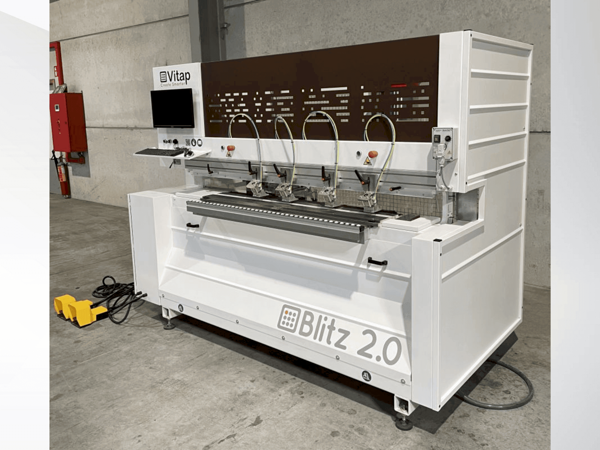 Čelní pohled na VITAP BLITZ 2.0 stroj