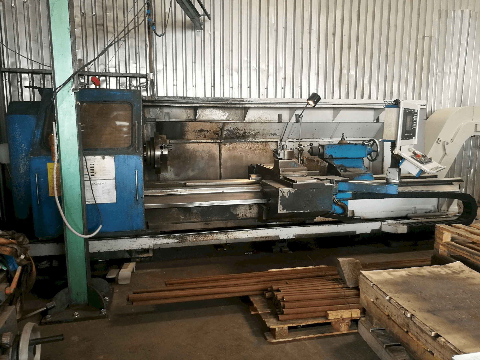 Levý boční pohled na Heidenreich & Harbeck Hamburg 840 stroj