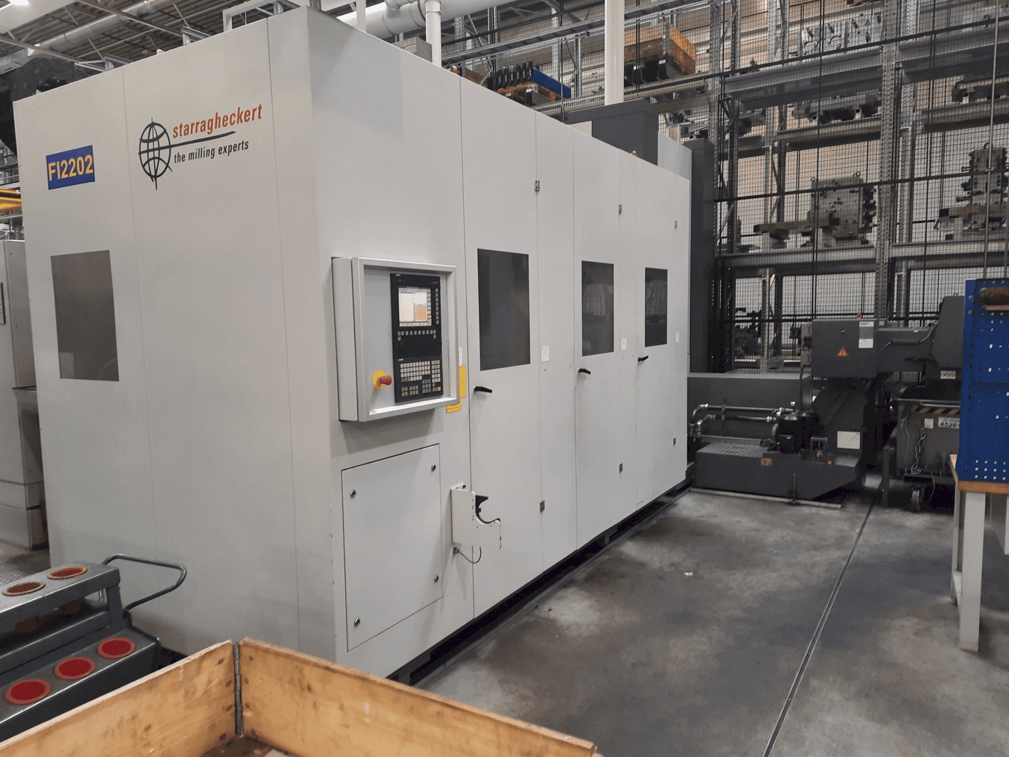 Čelní pohled na Heckert HEC 1000 stroj