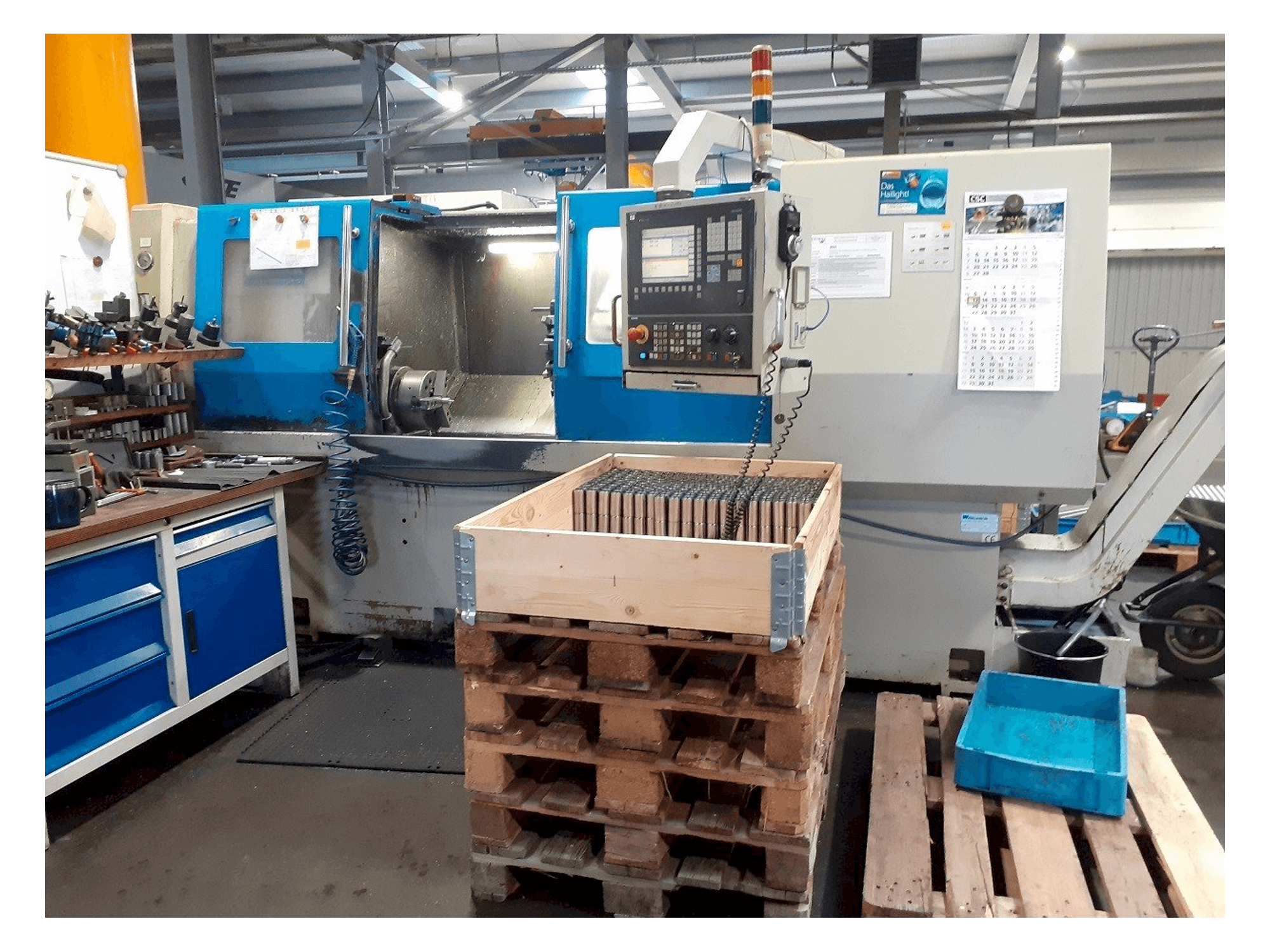Čelní pohled na WAGNER Siemens WDS 560x1250 stroj