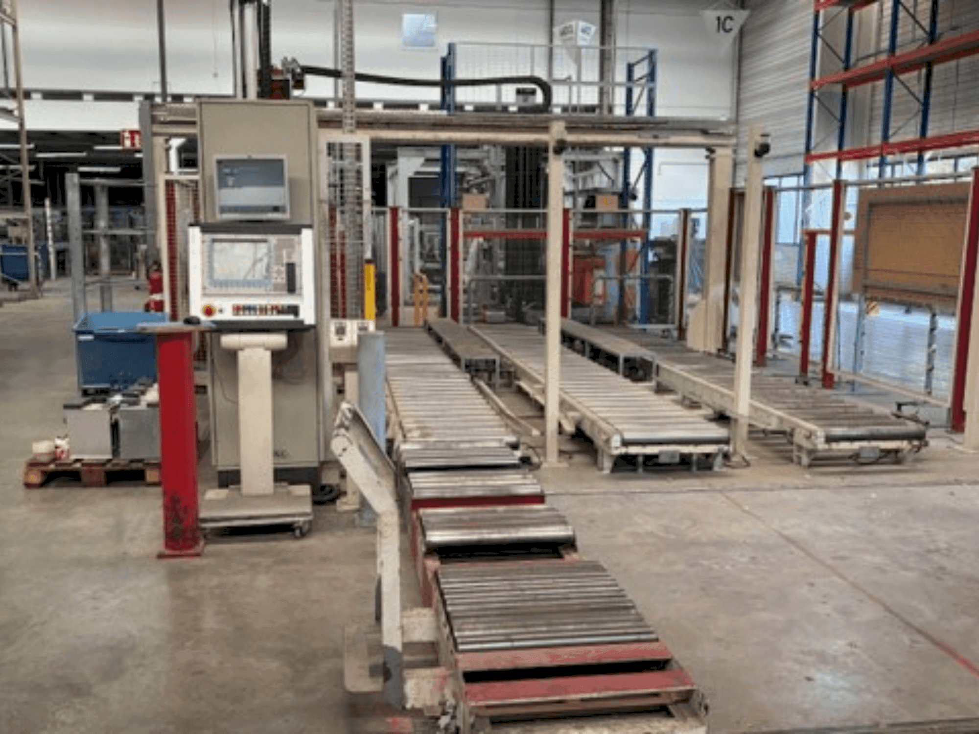 Čelní pohled na LIGMATECH MAW/Nottmeyer, Ligmatech stroj