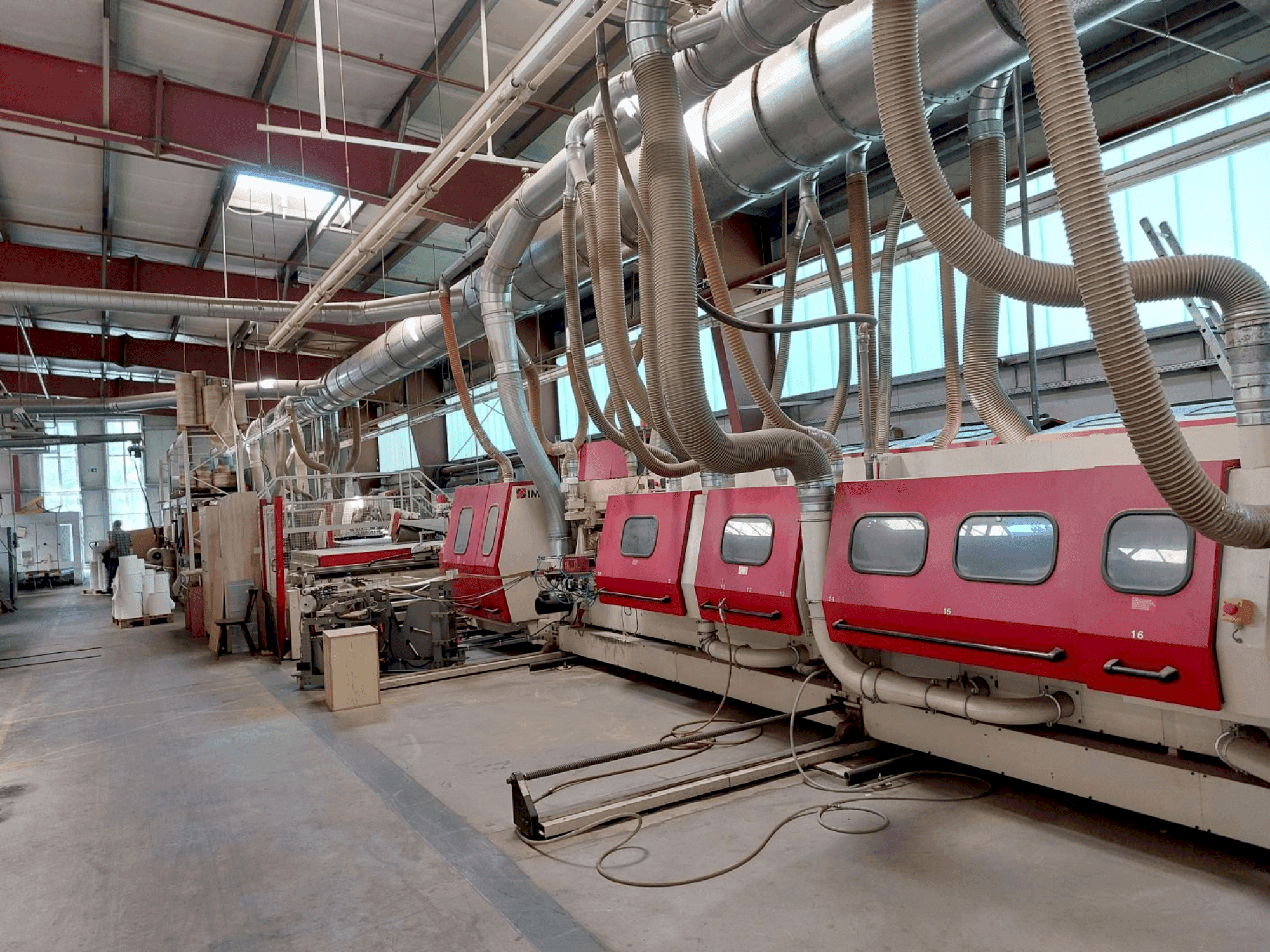 Čelní pohled na IMA COMBIMA / K/ II/ R75 / 1075 / V / R3 stroj