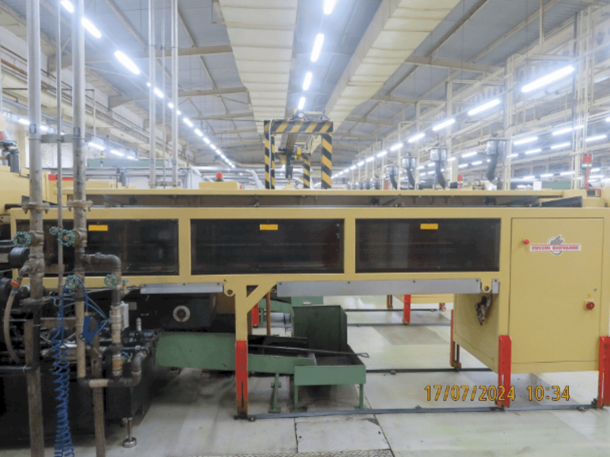 Čelní pohled na Schütte AG20 stroj