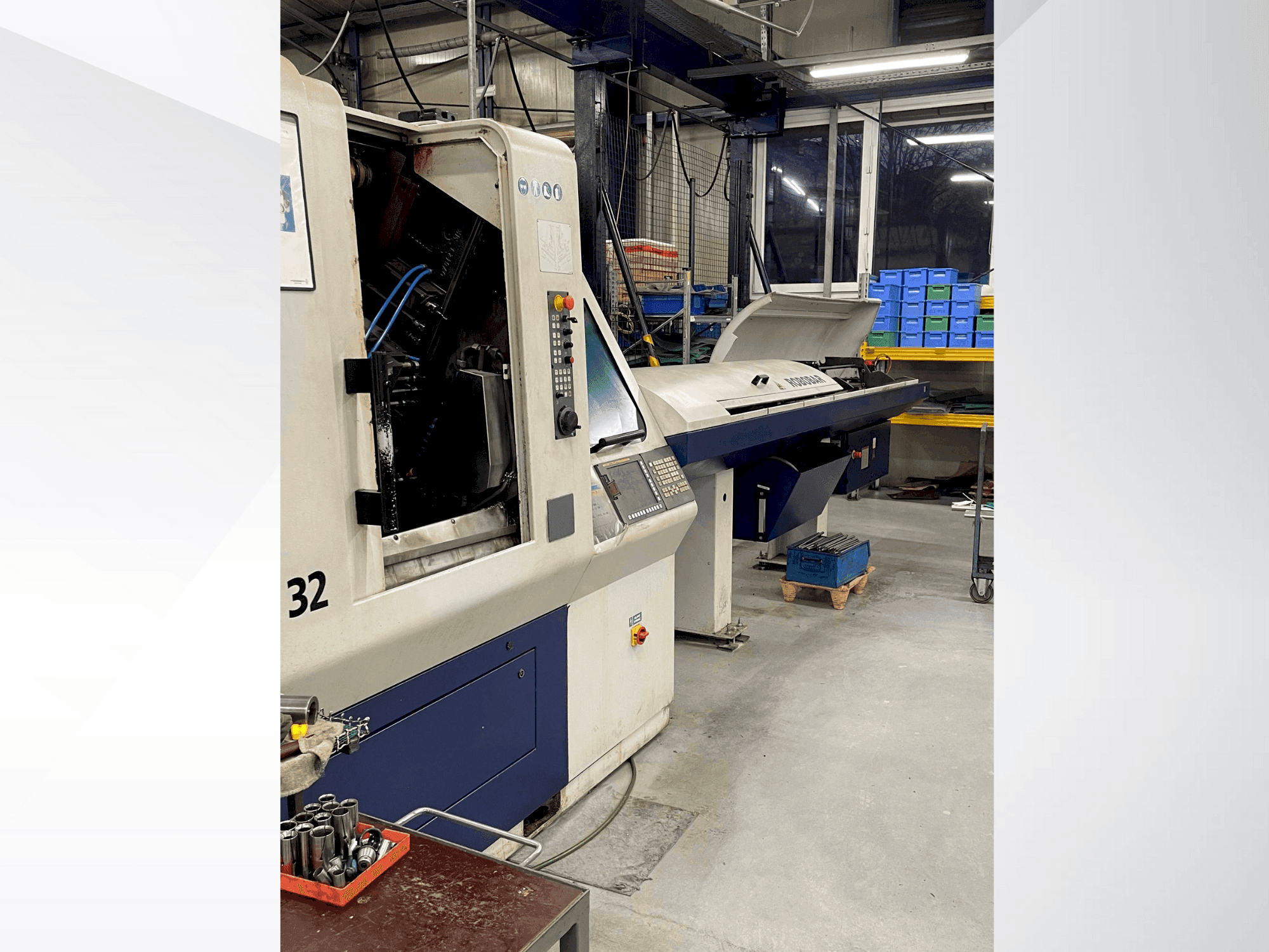 Čelní pohled na TORNOS DECO Sigma 32 stroj